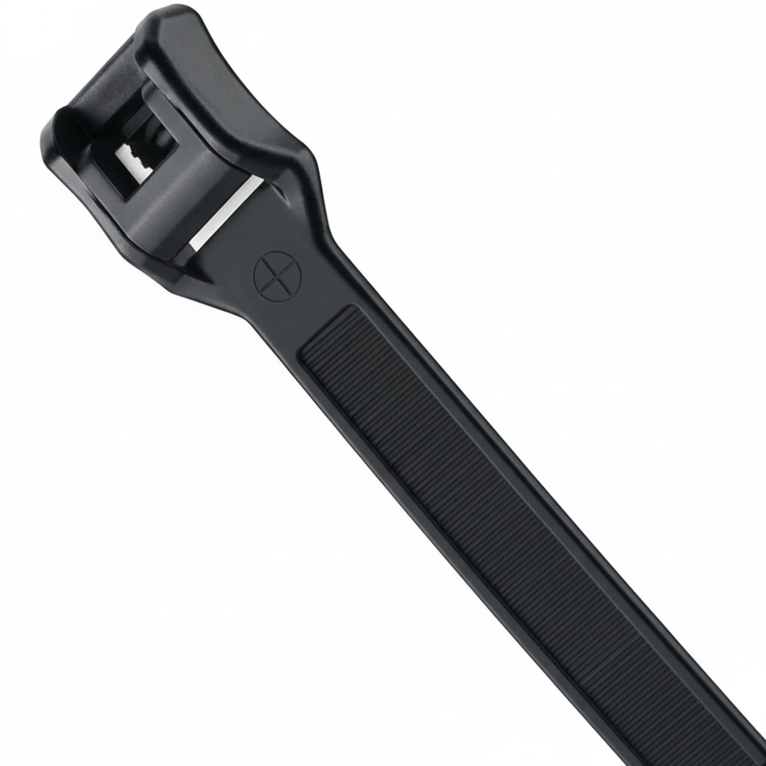 14" 120lb Black Low Profile/In-Line Cable Ties / Zip Ties 100/bag Part #LP14-120-0C - Image 4