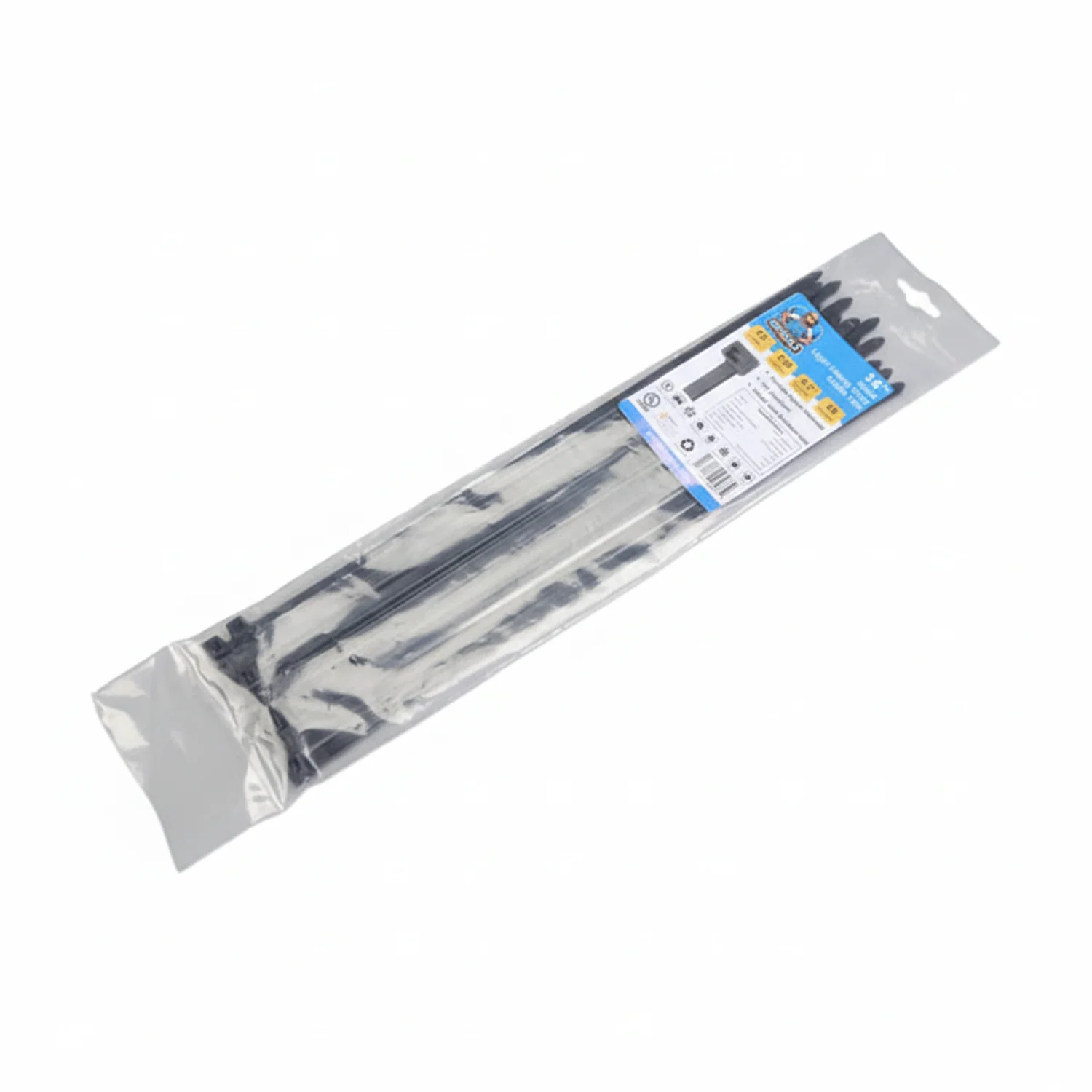 14" 120lb BlackUV Cable Tie 15/bag - Image 2