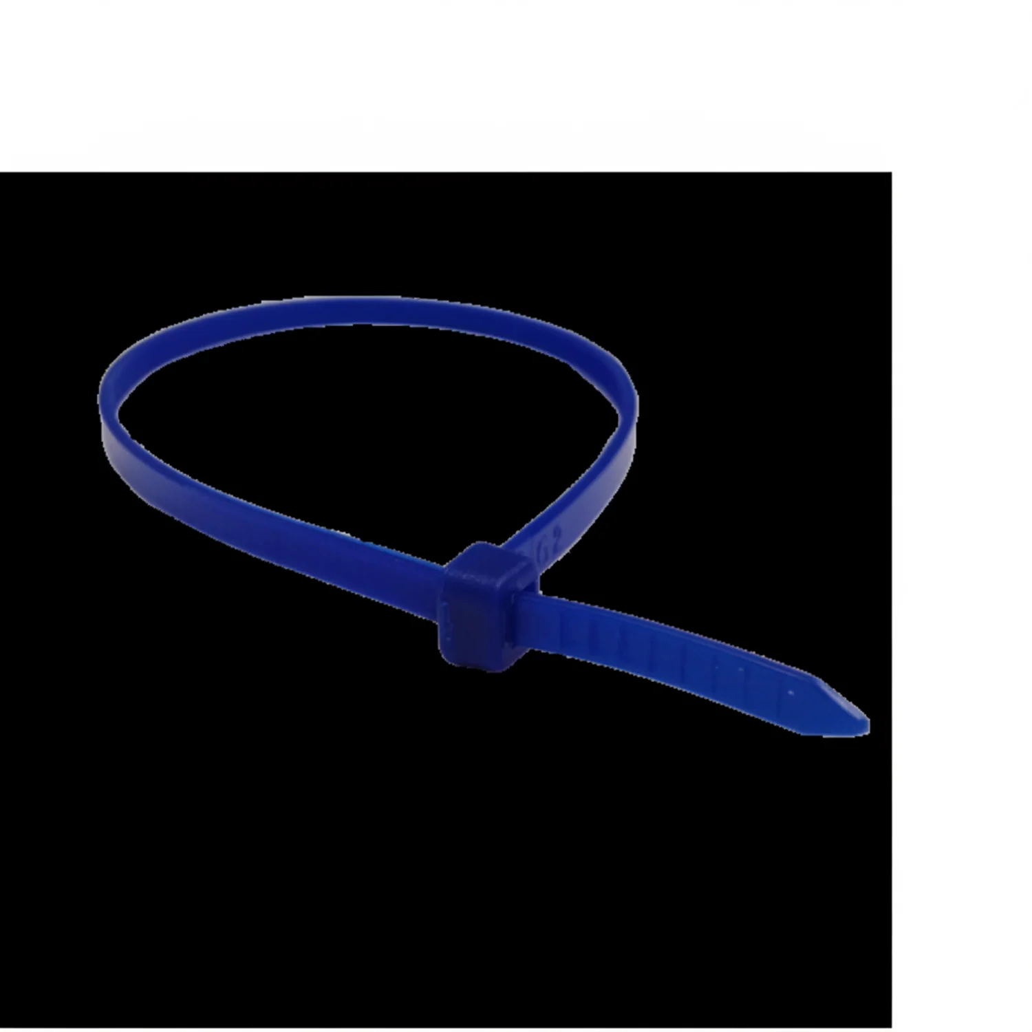 14" 120lb Fluorescent Blue Cable Ties / Zip Ties 100/bag Part # C14-120-Flo Blue - Image 2