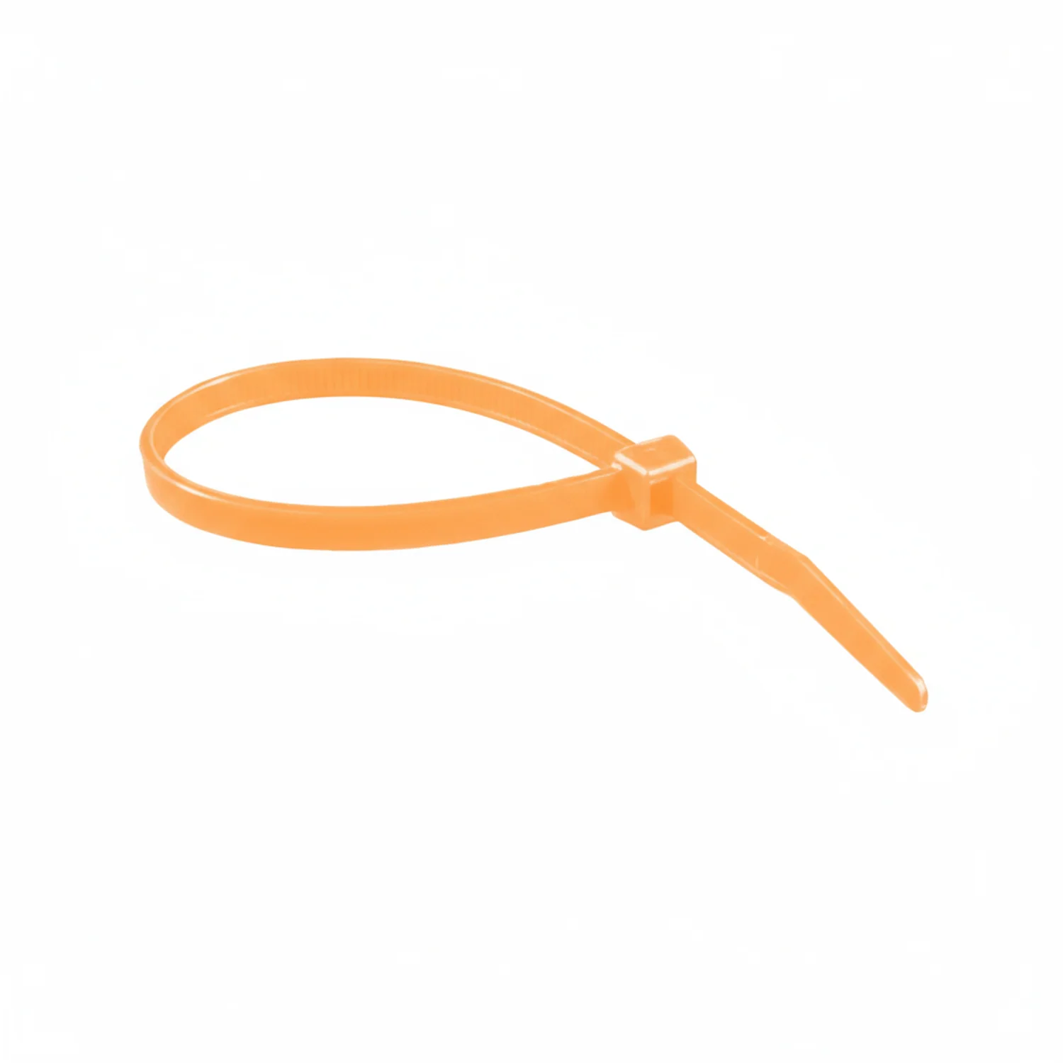 14" 120lb Fluorescent Orange Cable Ties / Zip Ties 100/bag Part # C14-120-Flo Orange - Image 2