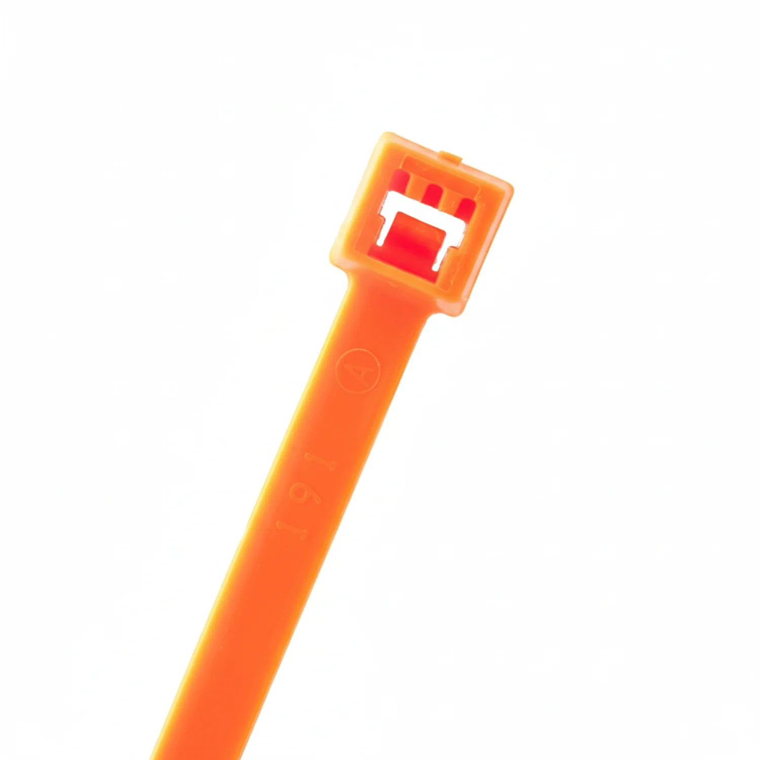 14" 120lb Fluorescent Orange Cable Ties / Zip Ties 100/bag Part # C14-120-Flo Orange - Image 3