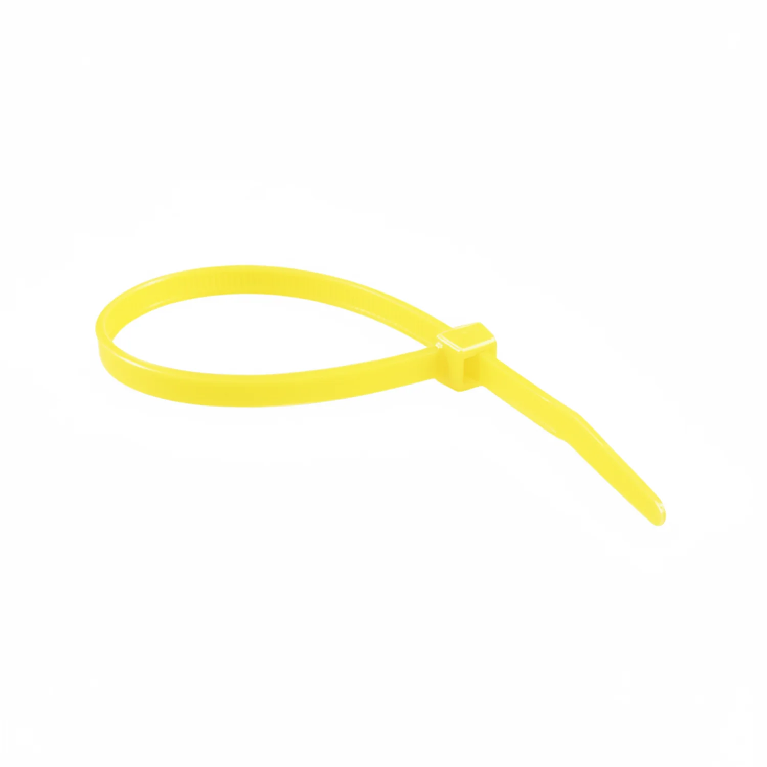 14" 120lb Fluorescent Yellow Cable Ties / Zip Ties 100/bag Part # C14-120-Flo Yellow - Image 2