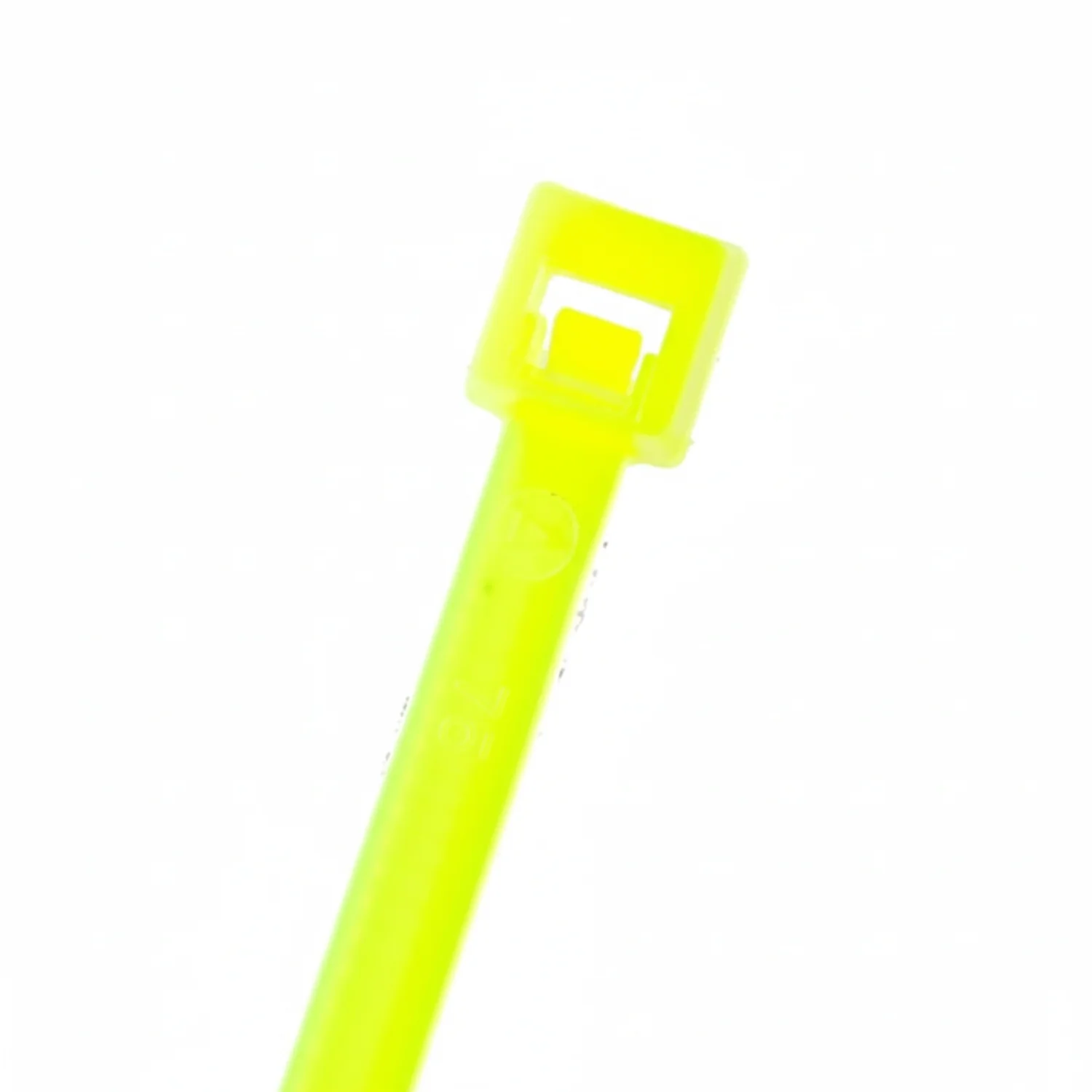 14" 120lb Fluorescent Yellow Cable Ties / Zip Ties 100/bag Part # C14-120-Flo Yellow - Image 3