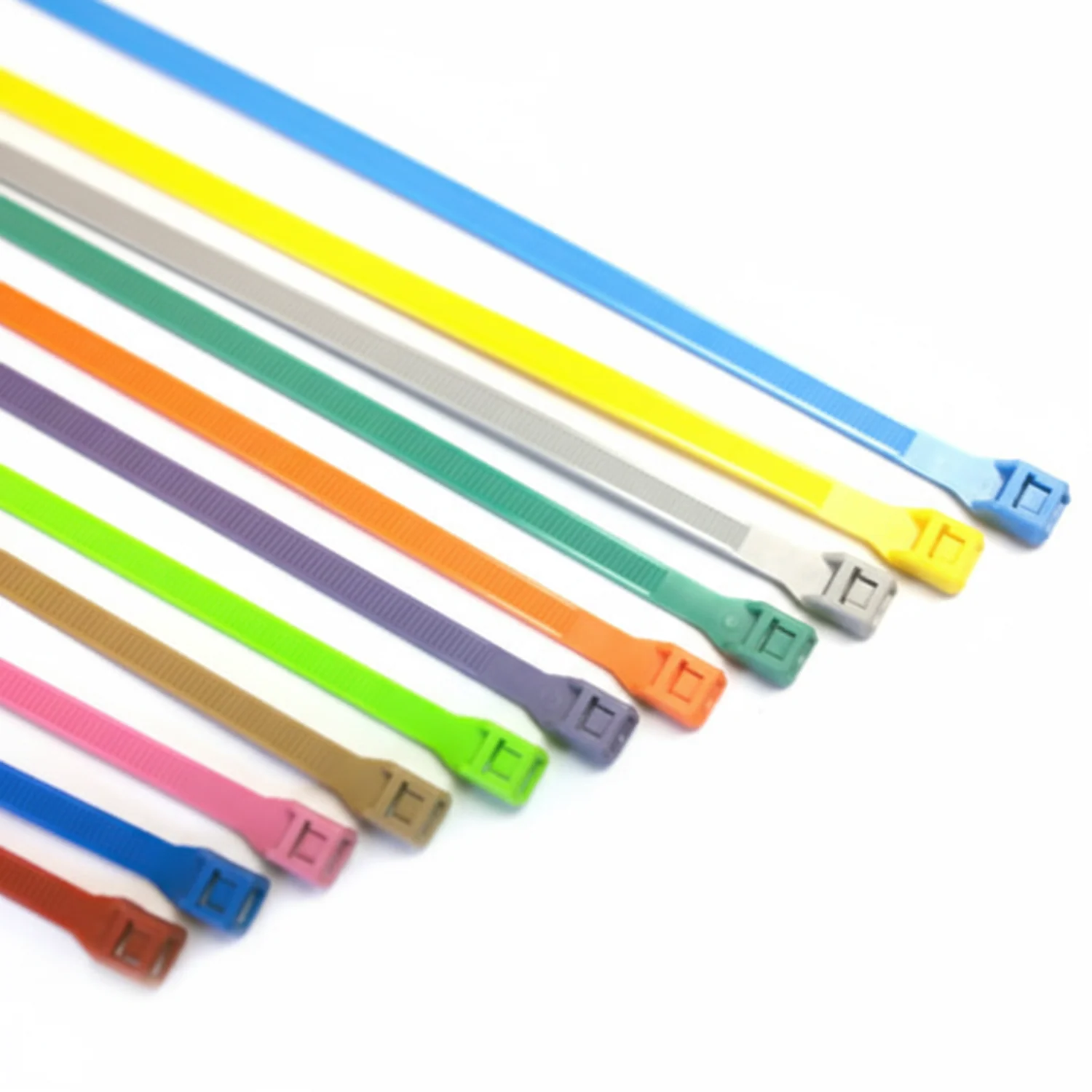 14" 120lb Green Low Profile/In-Line Cable Ties / Zip Ties 100/bag Part #LP14-120-5C - Image 3