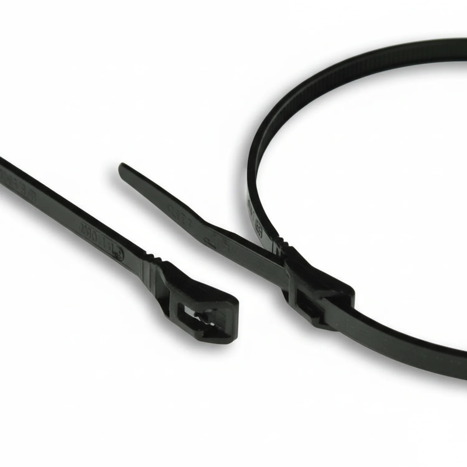 14" 120lb Light Blue Low Profile/In-Line Cable Ties / Zip Ties 100/bag Part #LP14-120-LightBlue-C - Image 4