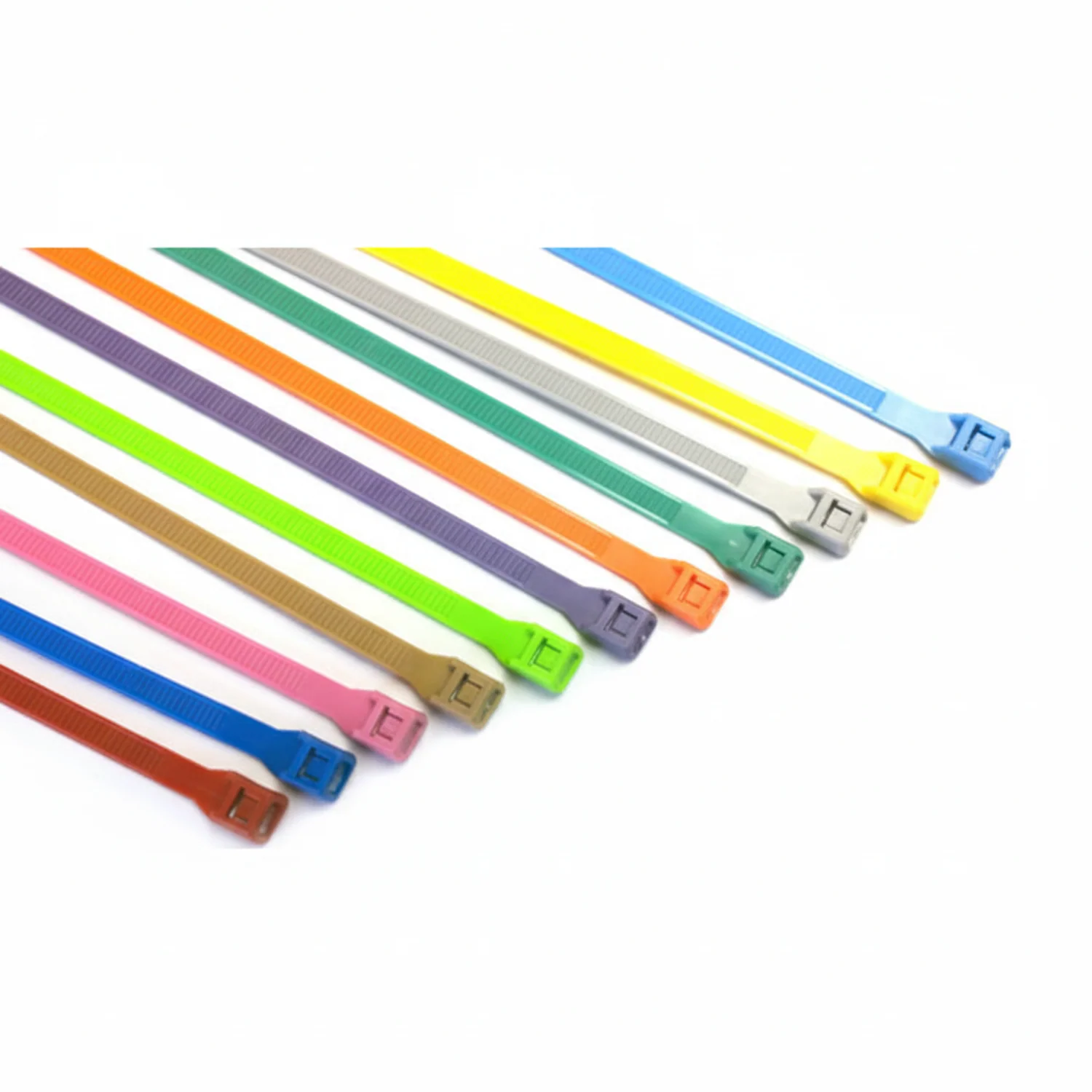 14" 120lb Lime Green Low Profile/In-Line Cable Ties / Zip Ties 100/bag Part #LP14-120-LimeGreen-C - Image 3