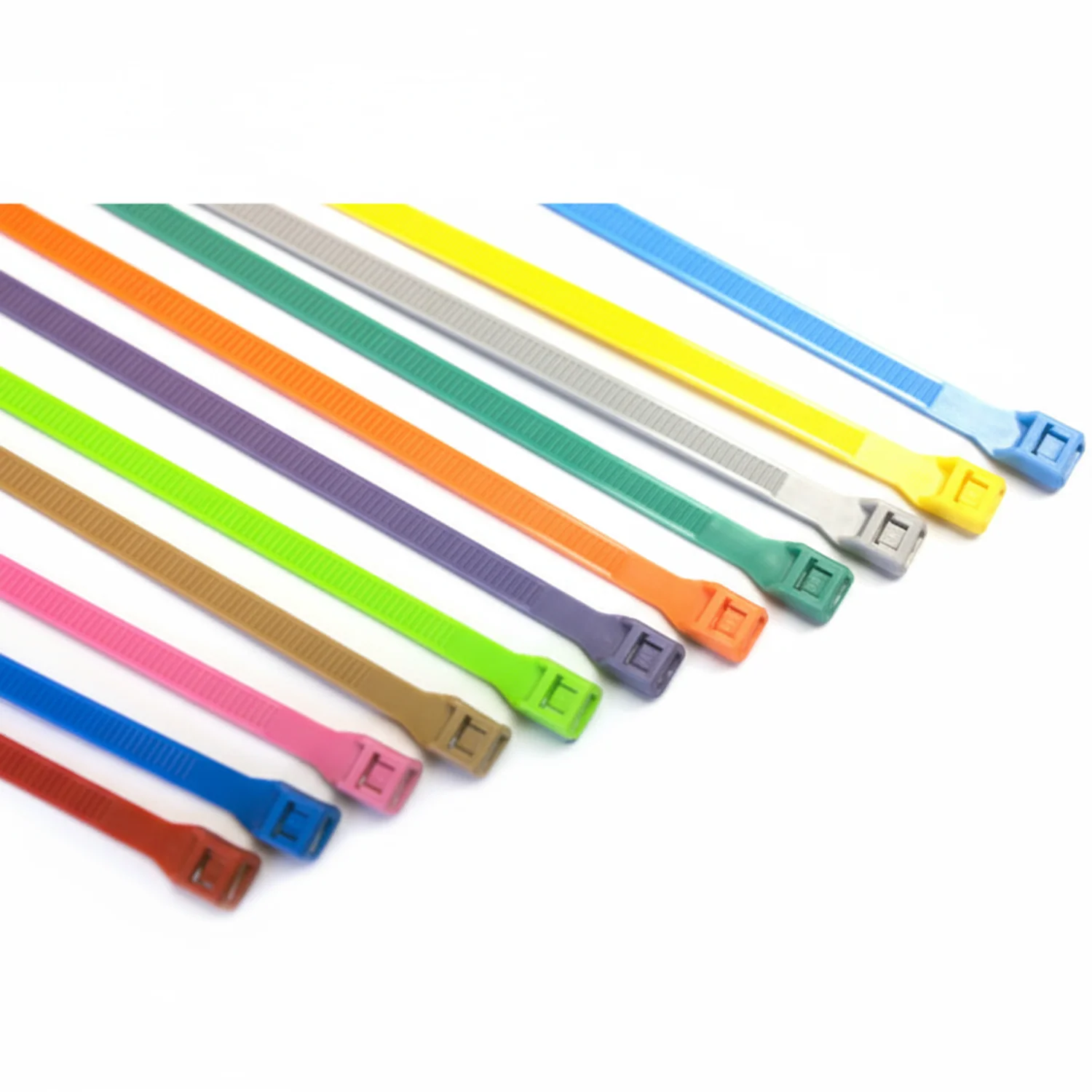 14" 120lb Lime Green Low Profile/In-Line Cable Ties / Zip Ties 100/bag Part #LP14-120-LimeGreen-C - Image 5