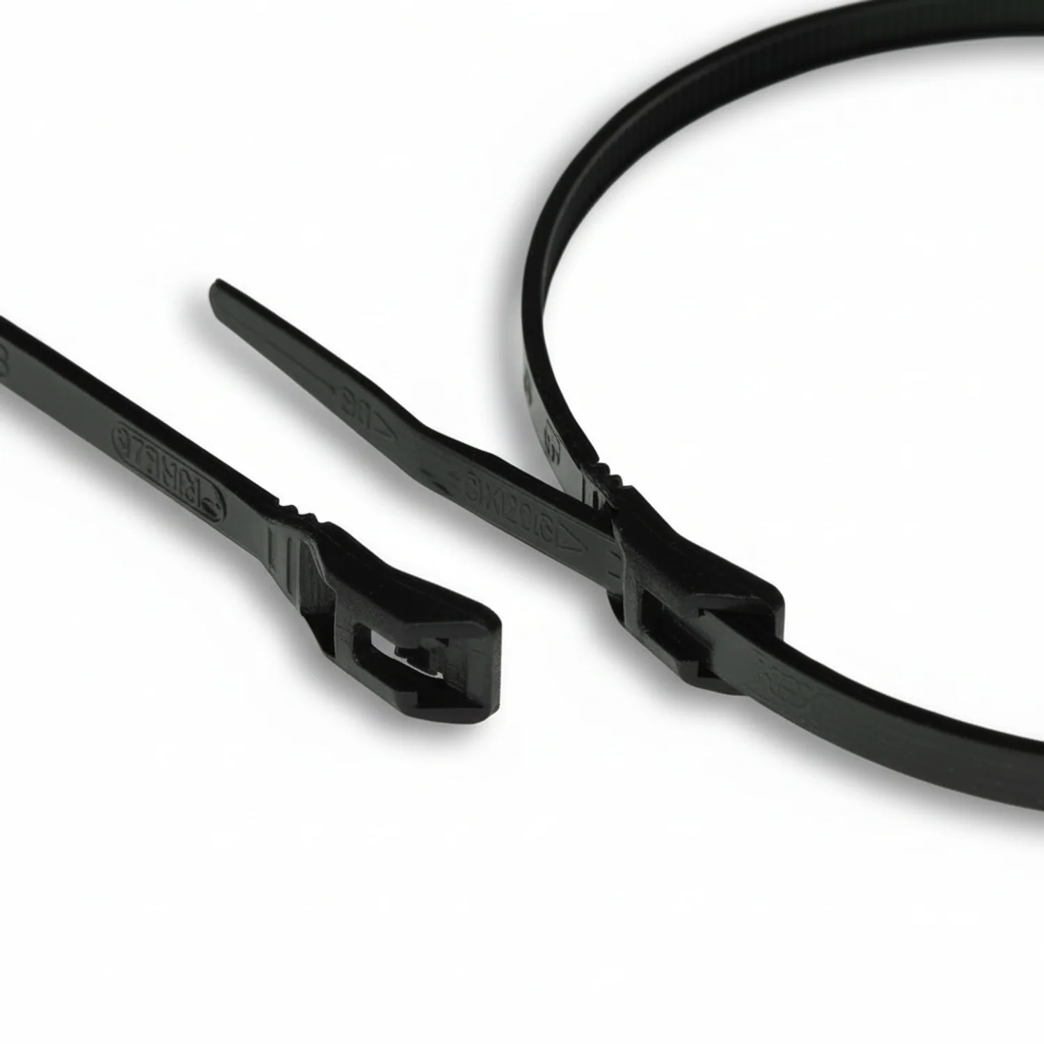 14" 120lb Pink Low Profile/In-Line Cable Ties / Zip Ties 100/bag Part #LP14-120-12C - Image 4
