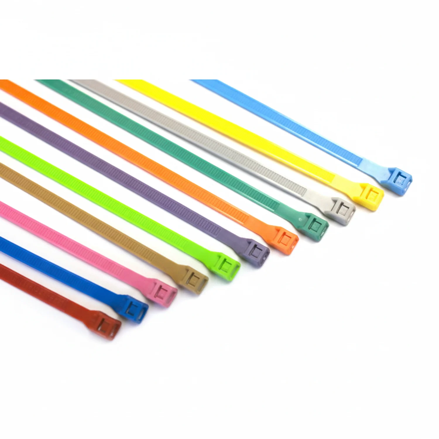 14" 120lb Purple Low Profile/In-Line Cable Ties / Zip Ties 100/bag Part #LP14-120-7C - Image 3