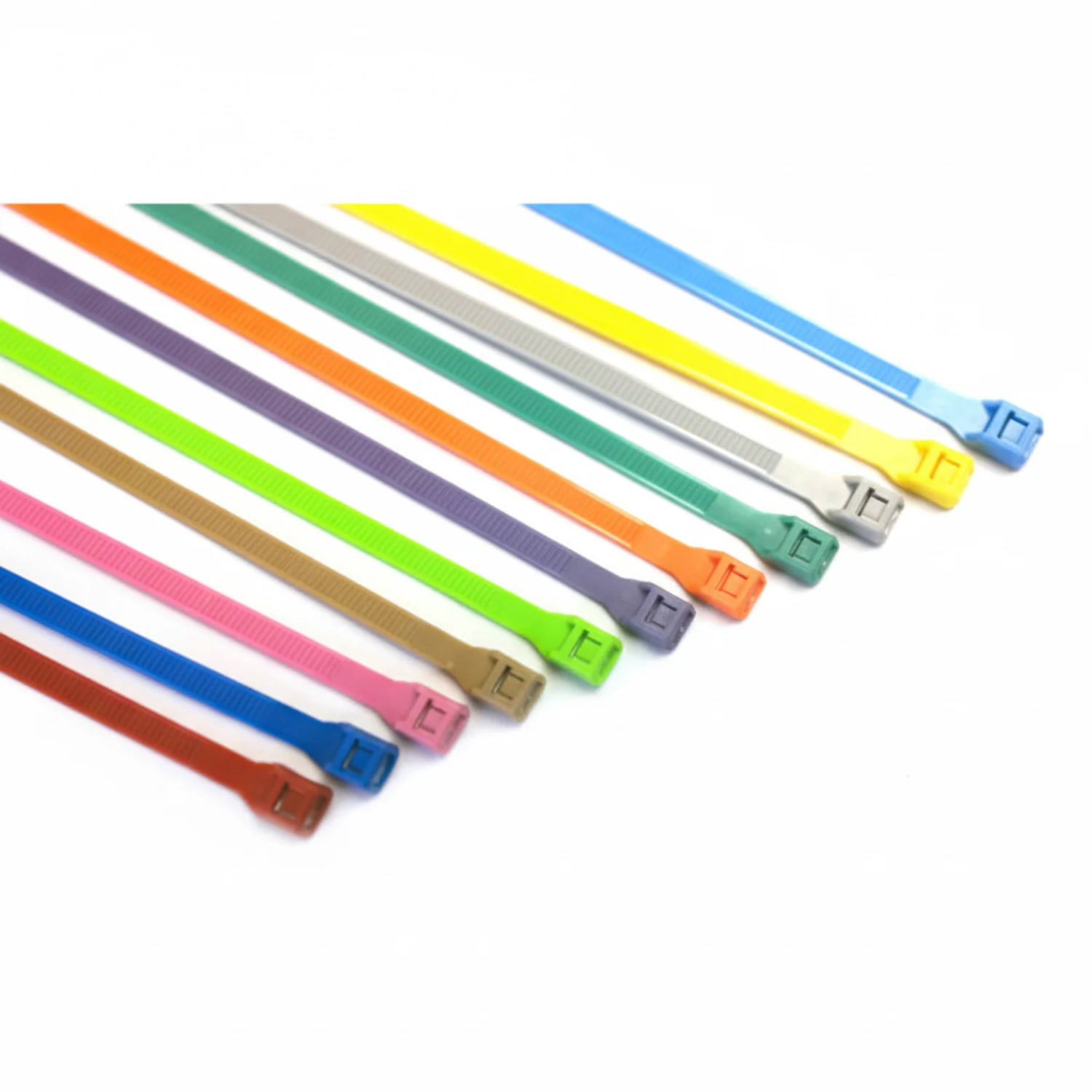 14" 120lb Silver/Gray Low Profile/In-Line Cable Ties / Zip Ties 100/bag Part #LP14-120-8C - Image 3