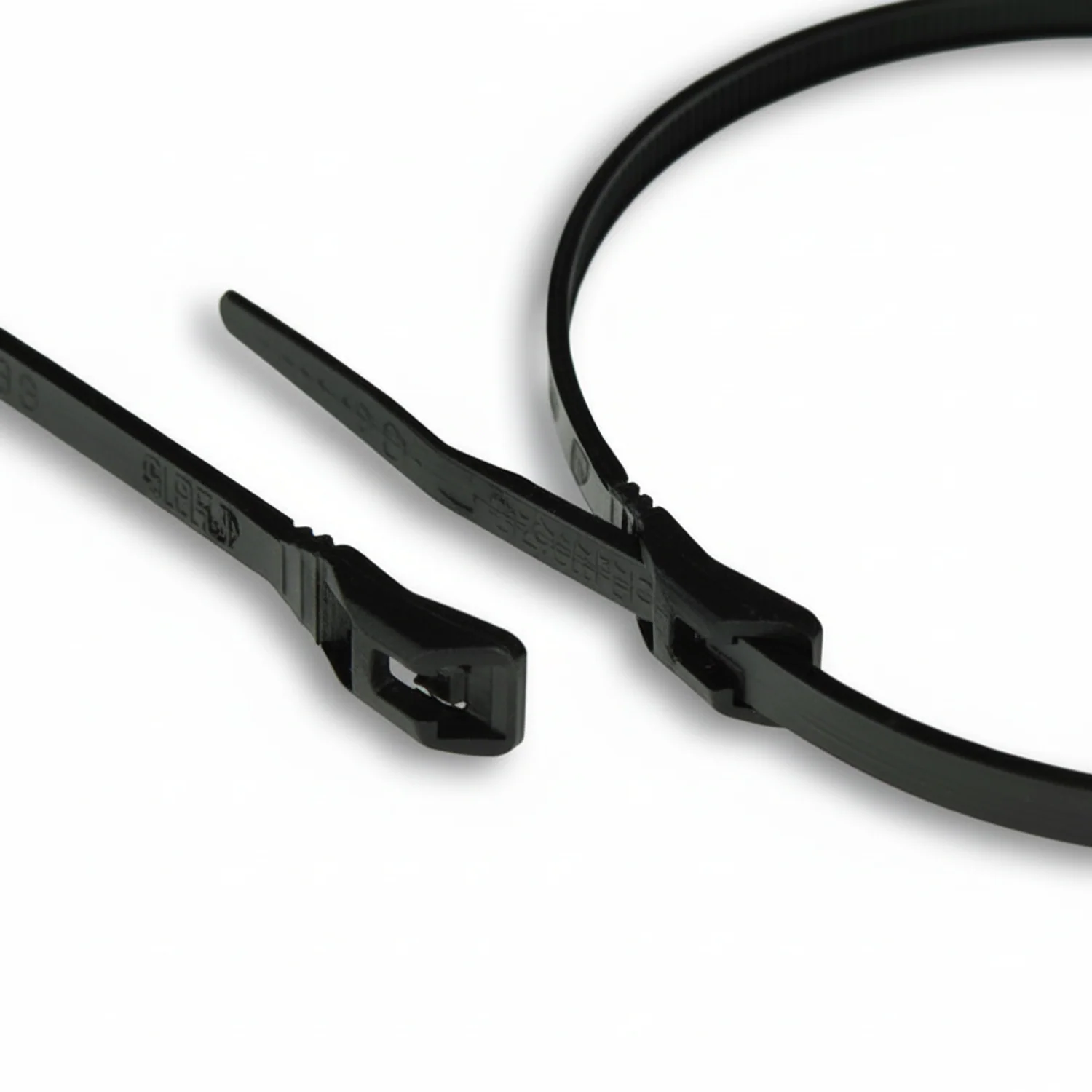 14" 120lb Silver/Gray Low Profile/In-Line Cable Ties / Zip Ties 100/bag Part #LP14-120-8C - Image 4