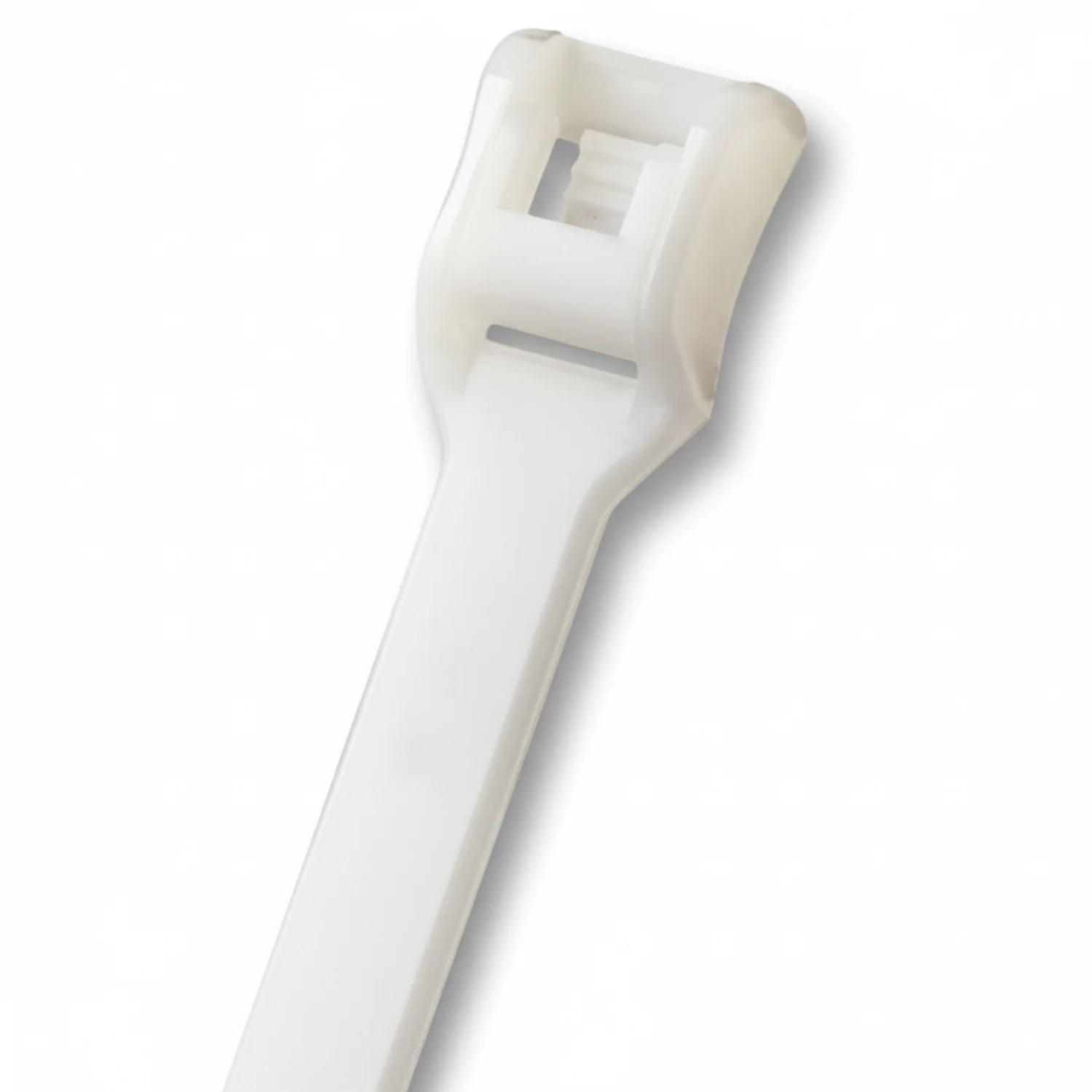 14" 120lb Silver/Gray Low Profile/In-Line Cable Ties / Zip Ties 100/bag Part #LP14-120-8C - Image 5