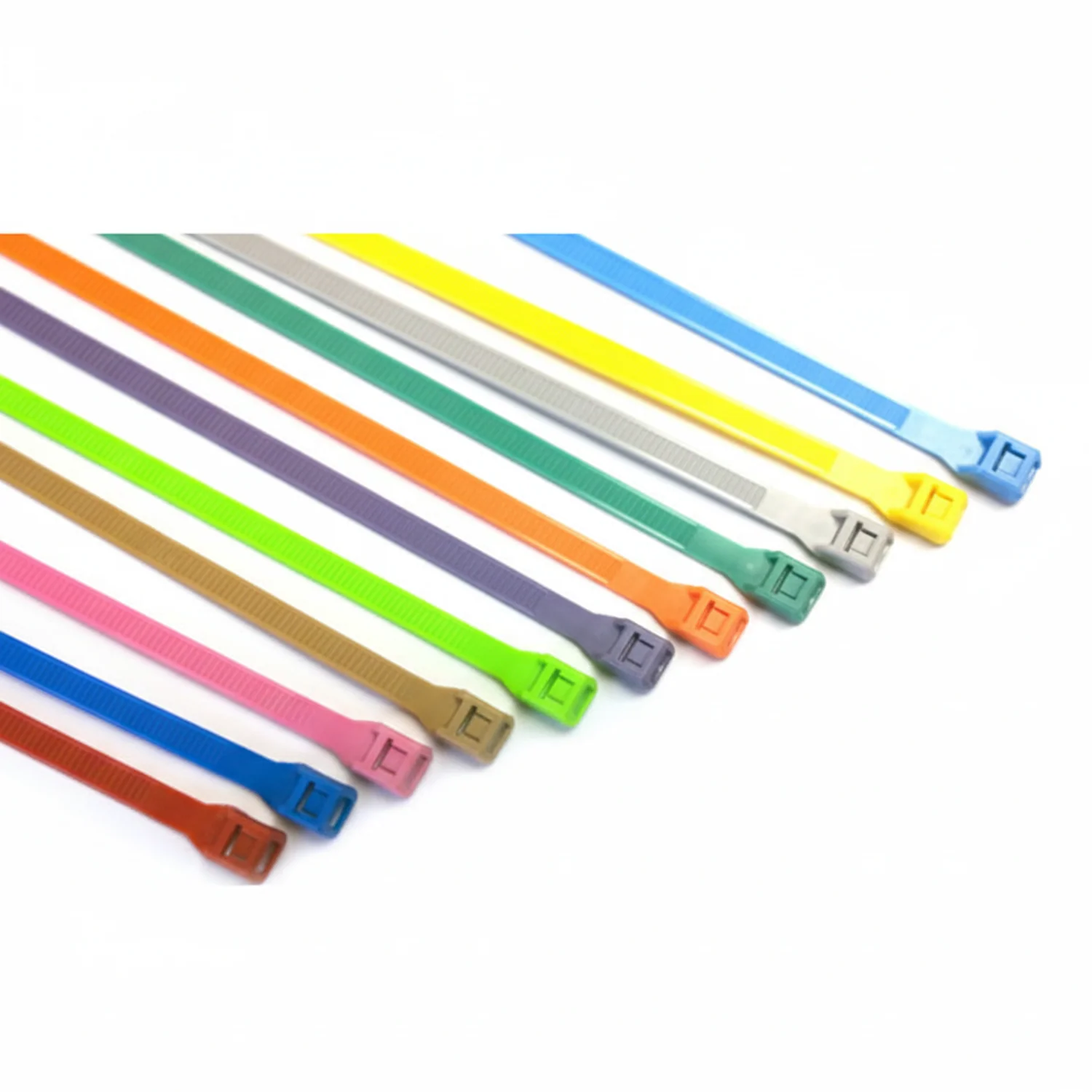 14" 120lb Tan Low Profile/In-Line Cable Ties / Zip Ties 100/bag Part #LP14-120-Tan-C - Image 3