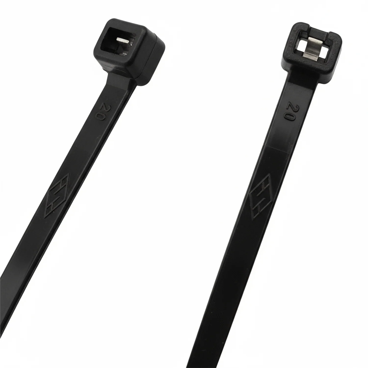 14" UV Black 120lbs Metal Tooth Cable Ties / Zip Ties 100/bag Part #MT14-120-0C