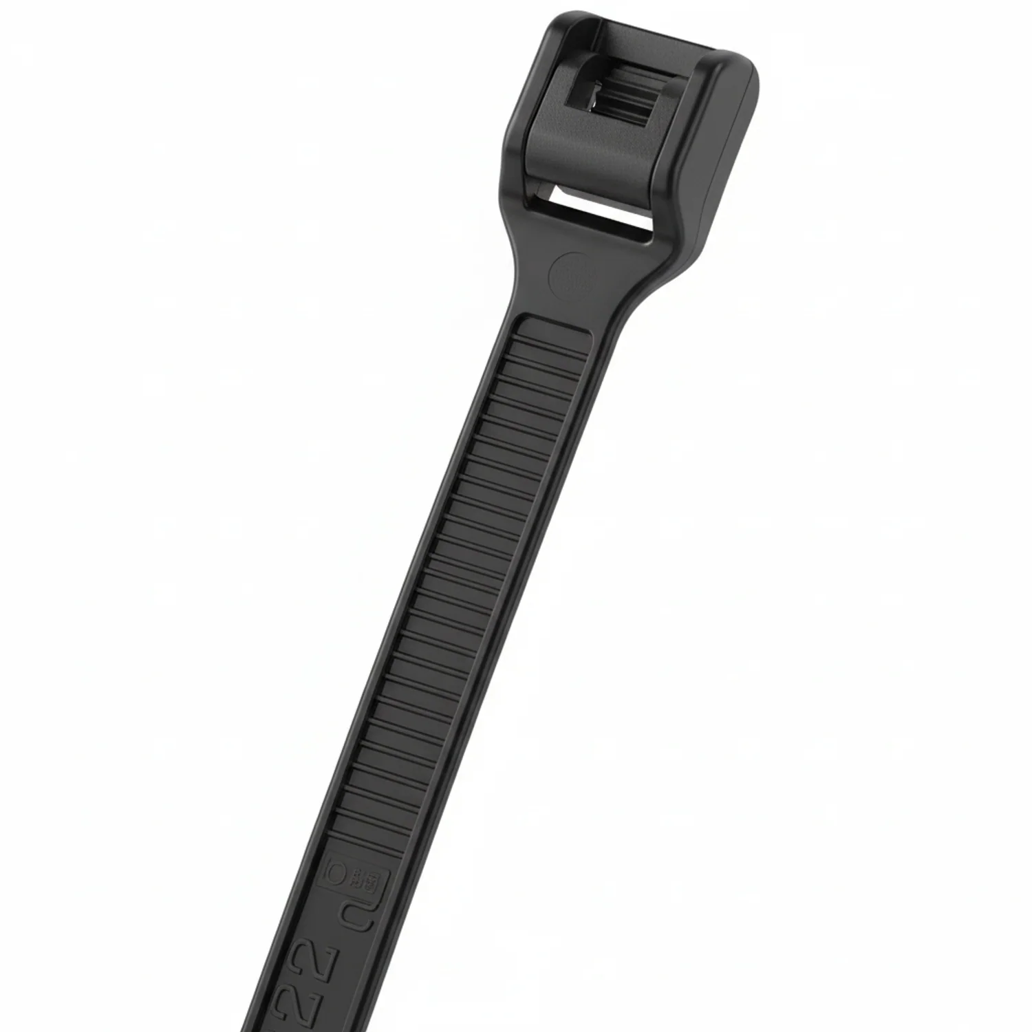 14" 50lb Black Low Profile/In-Line Cable Ties / Zip Ties 100/bag Part #LP14-50-0C - Image 5