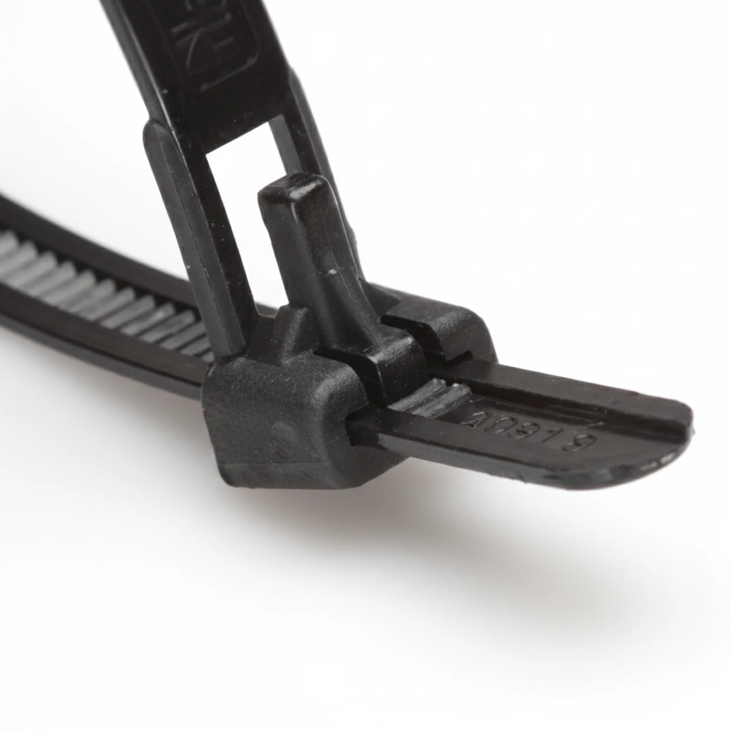 14" 50lb Black Trigger Releasable Cable Ties / Zip Ties 100/bag Part #RT14-50-0C-.30 - Image 8