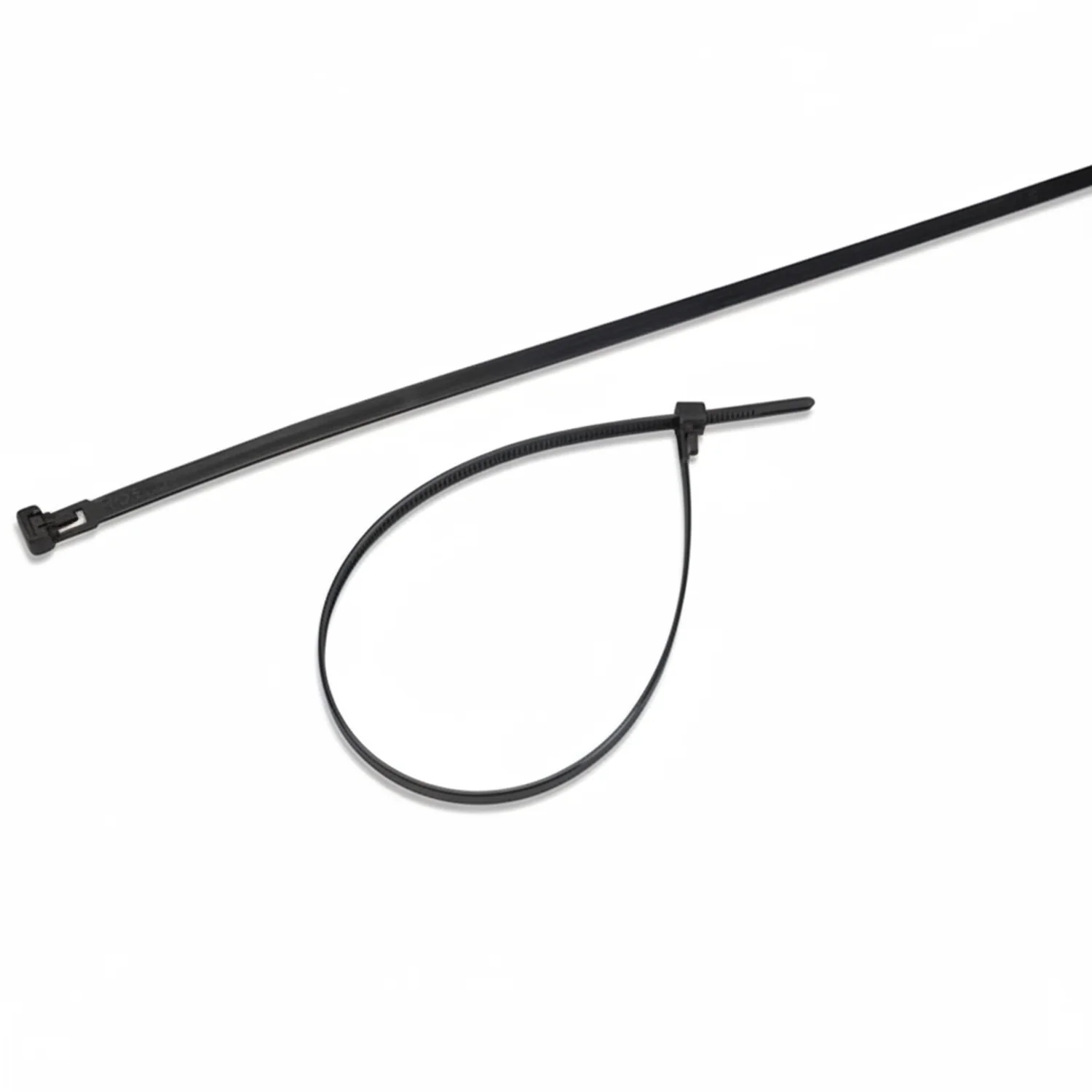 14" 50lb BlackUV Releasable Cable Tie 25/bag