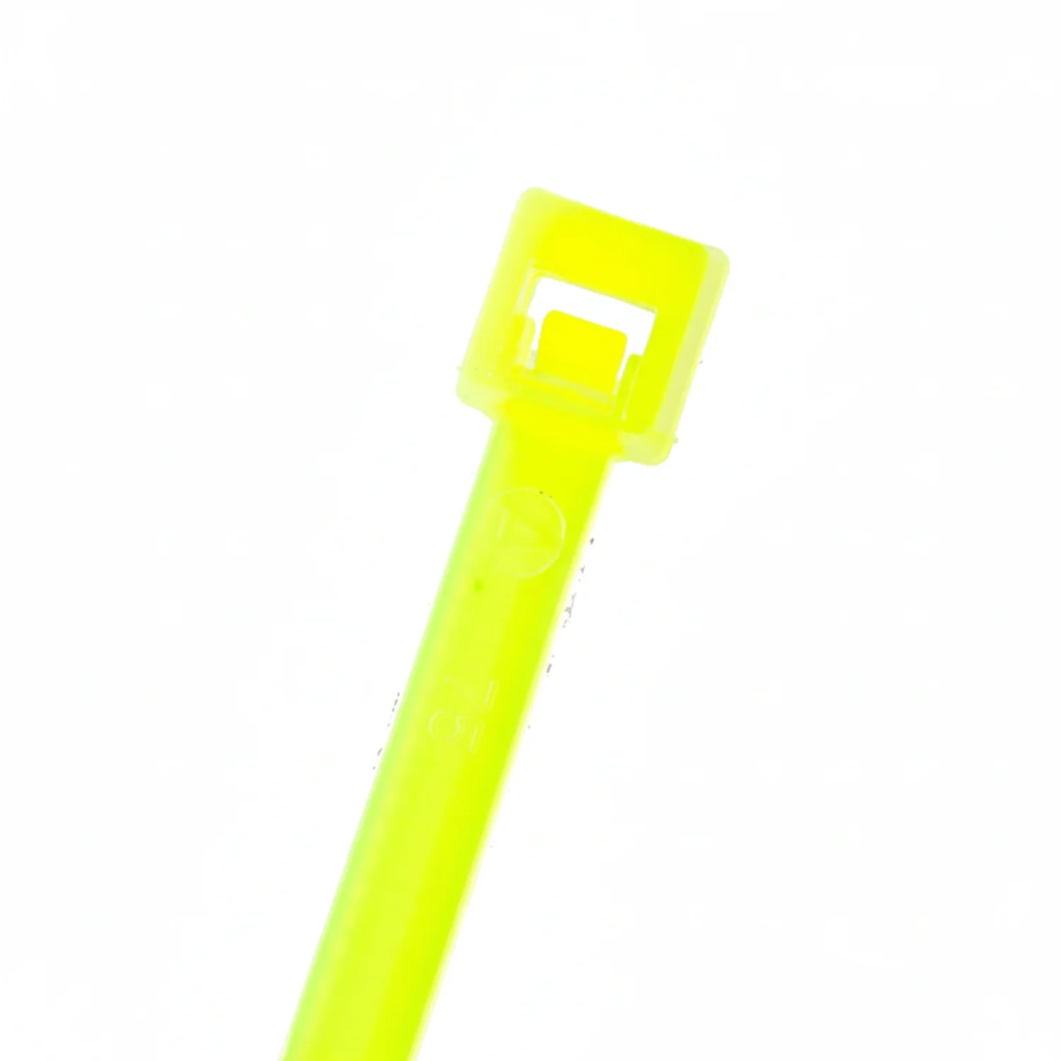 14" 50lb Fluorescent Yellow Cable Ties / Zip Ties 100/bag Part # C14-50-Flo Yellow - Image 3