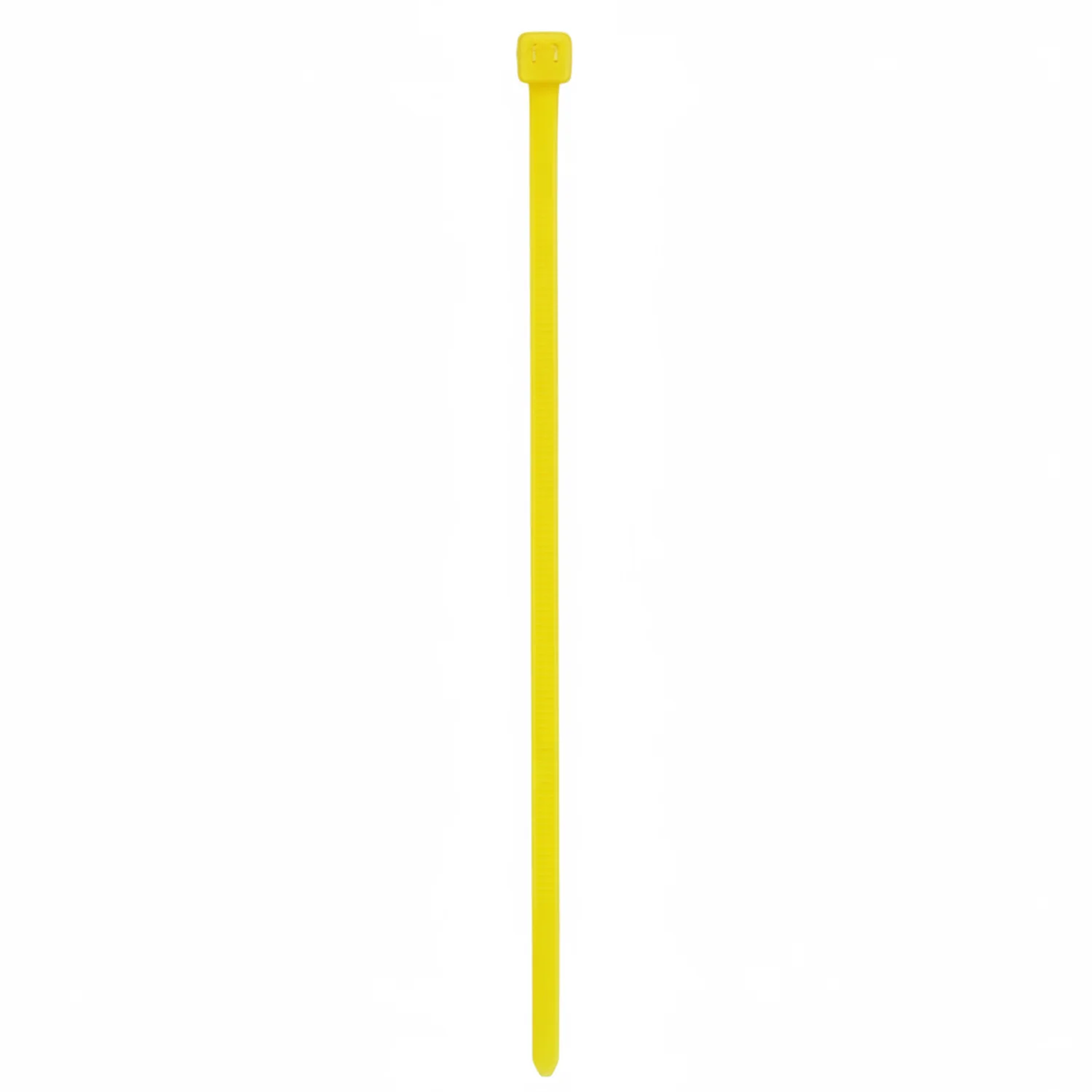 14" 50lb Fluorescent Yellow Cable Ties / Zip Ties 100/bag Part # C14-50-Flo Yellow - Image 4