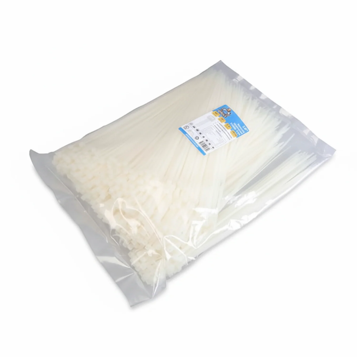 14" 50lb Natural Cable Tie 1000/bag - Image 2