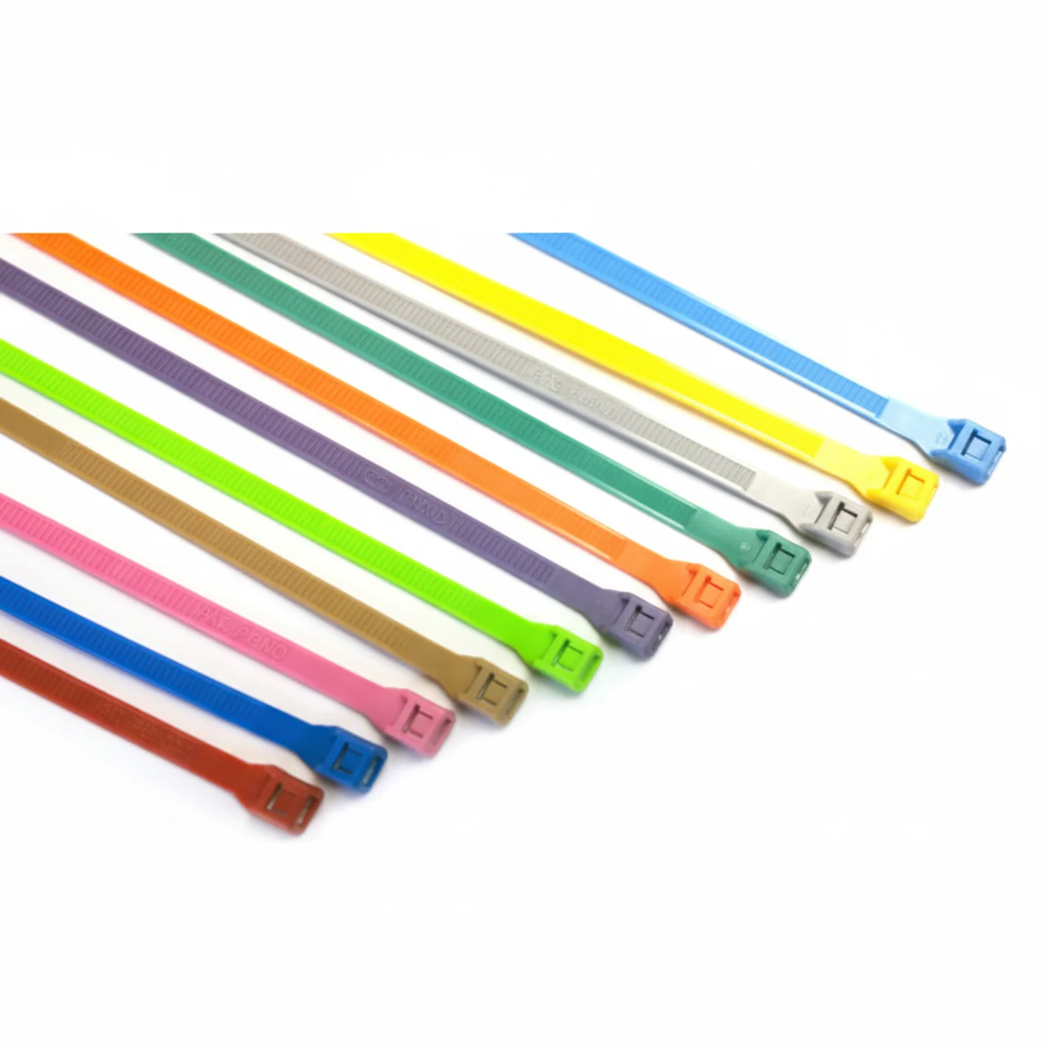 14" 50lb Natural Low Profile/In-Line Cable Ties / Zip Ties 100/bag Part #LP14-50-9C - Image 2