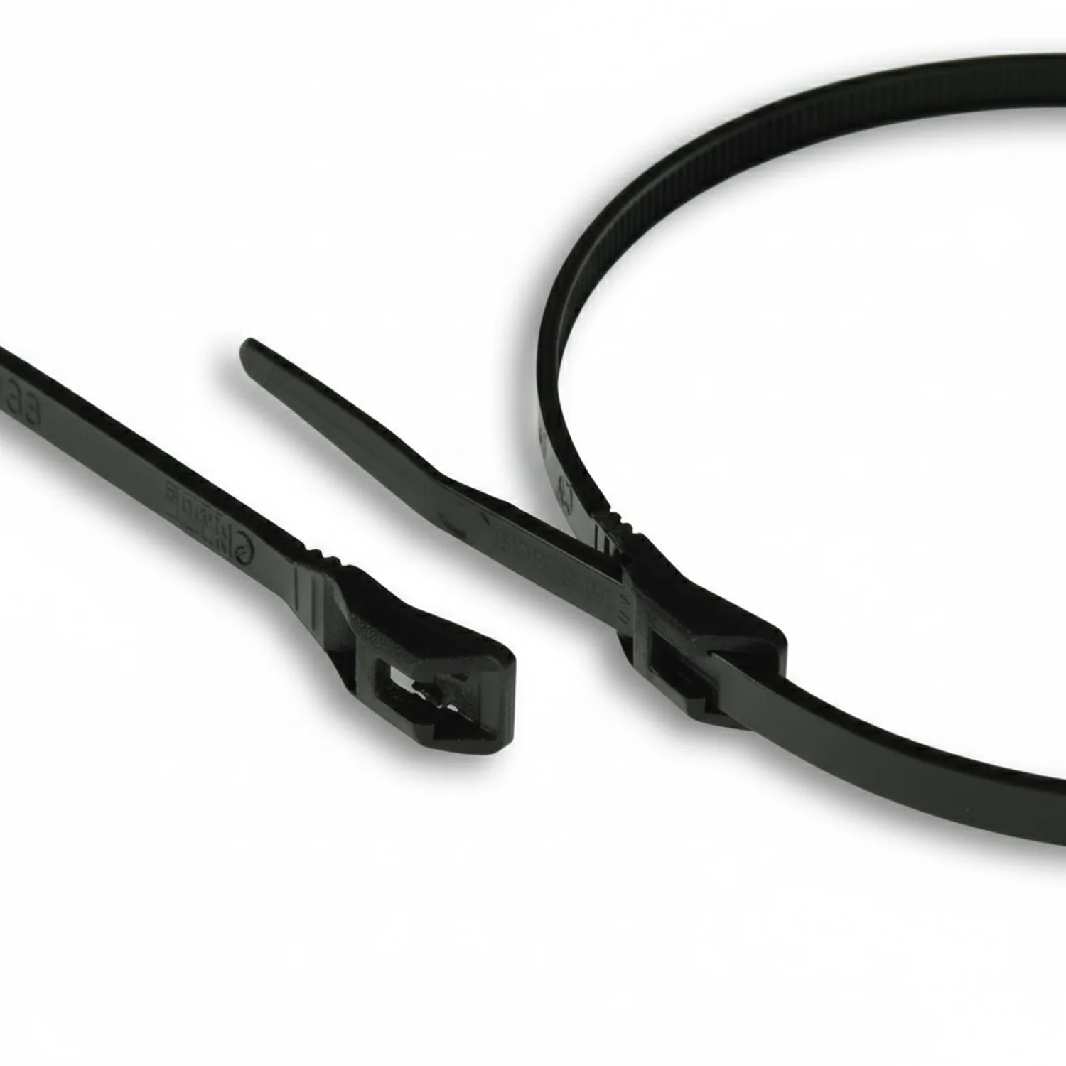 14" 50lb Natural Low Profile/In-Line Cable Ties / Zip Ties 100/bag Part #LP14-50-9C - Image 3
