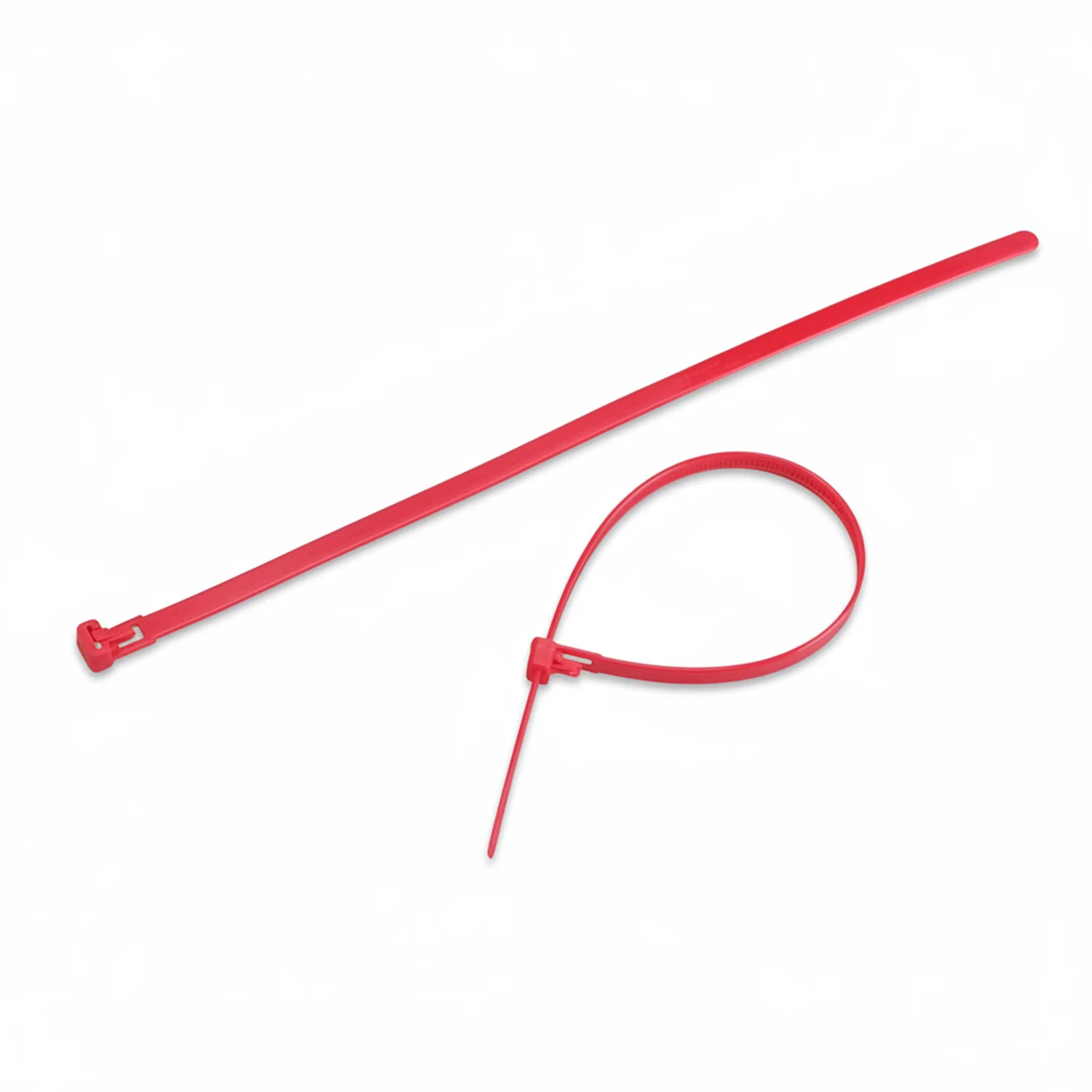 14" 50lb Red Releasable Cable Tie 25/bag