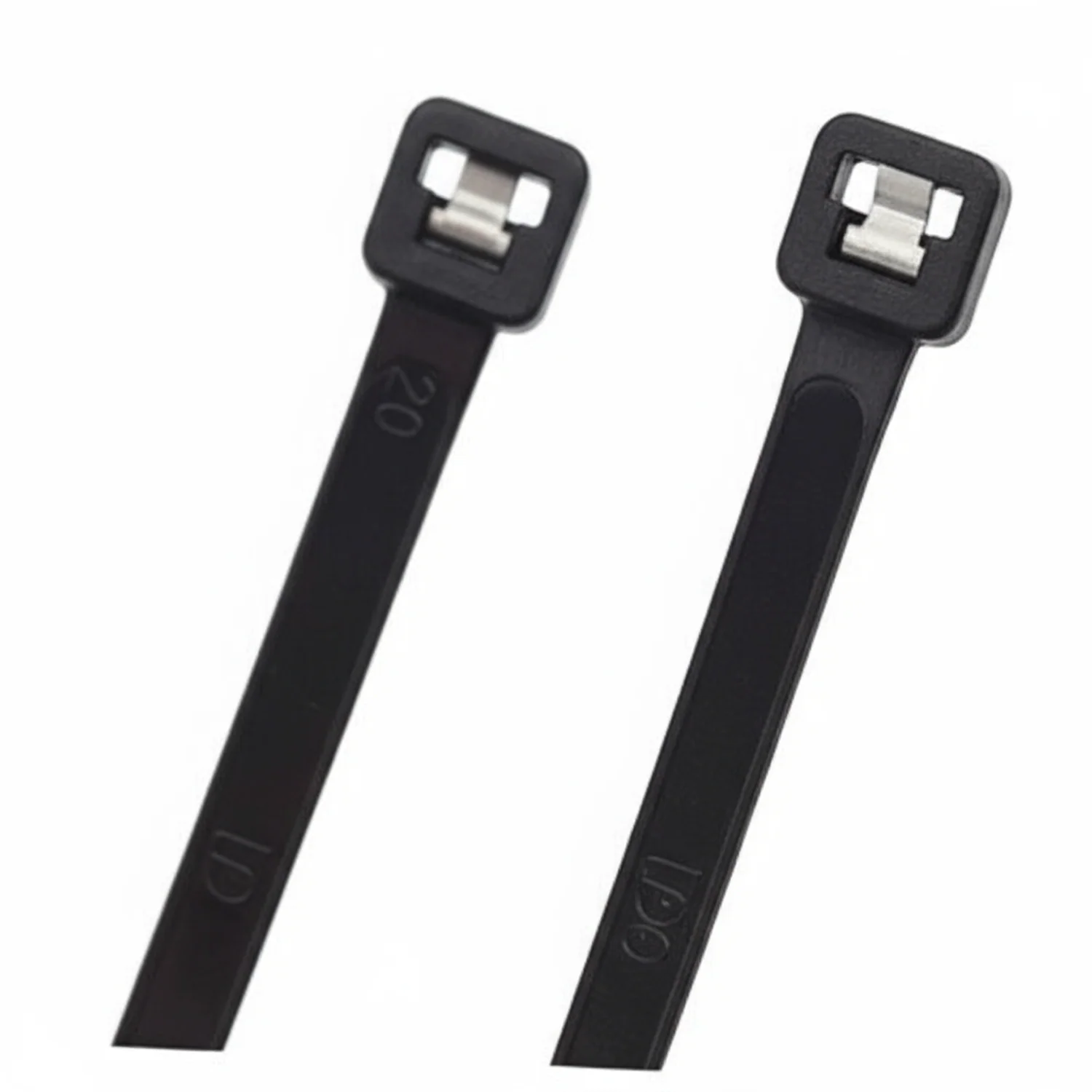 14" UV Black 50lbs Metal Tooth Cable Ties / Zip Ties 100/bag Part #MT14-50-0M