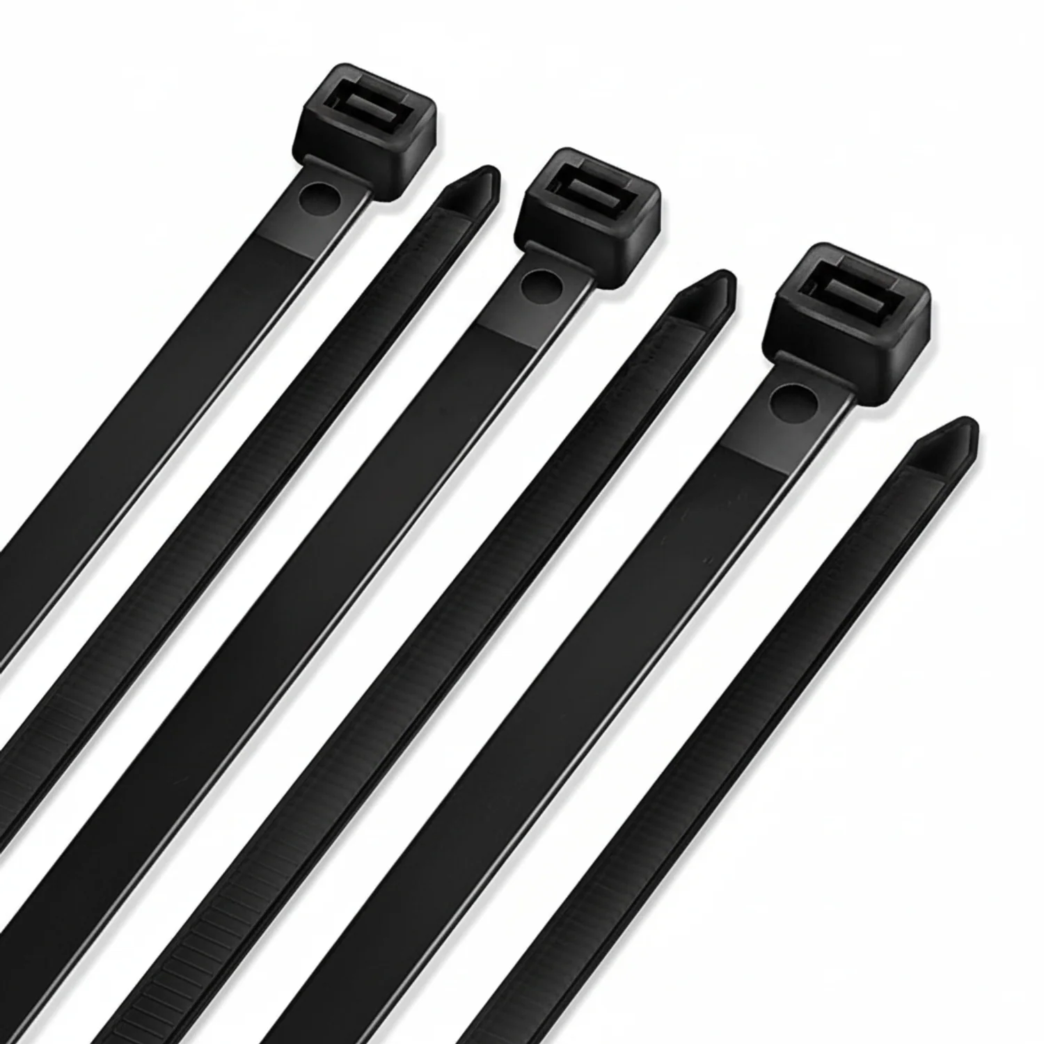 14.57" 50lb UV Black Cable Ties / Zip Ties 1000/bag Part # S14-50-0M - Image 4