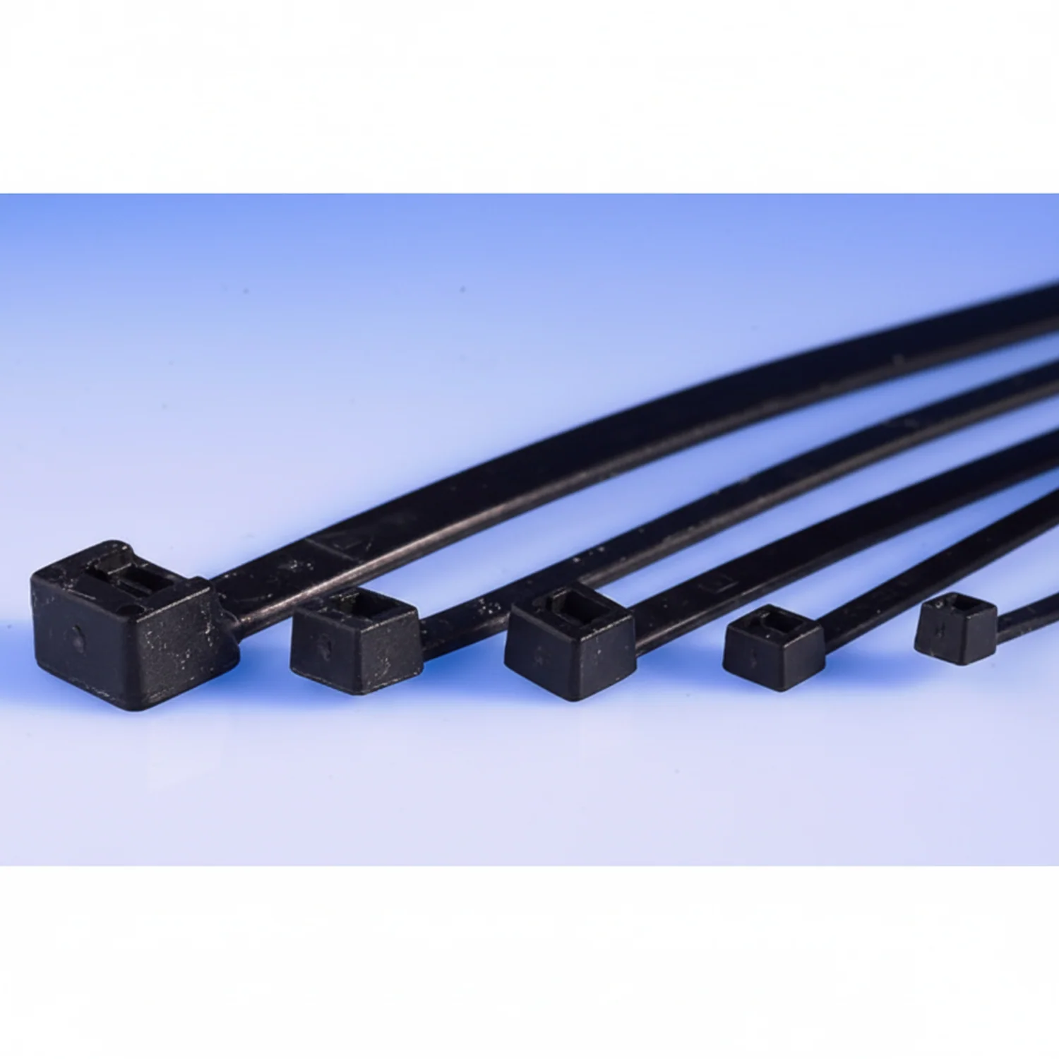 15" 120lb UV Black Cold Weather Frosty Cable Ties / Zip Ties 100/bag Part # FT15-120-0C - Image 2