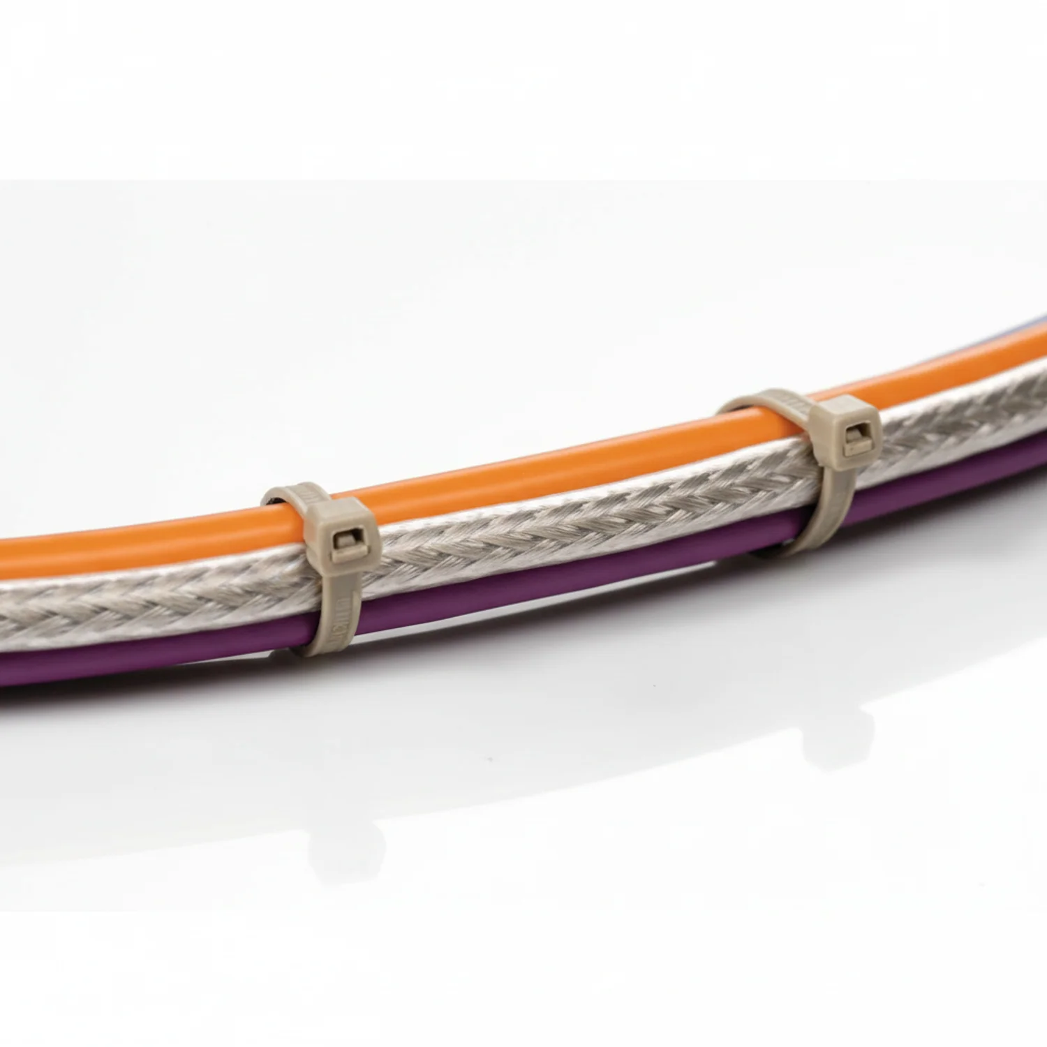15" 50lb Fire Retardant Cable Ties / Zip Ties 100/bag Part #FR15-50-C - Image 2