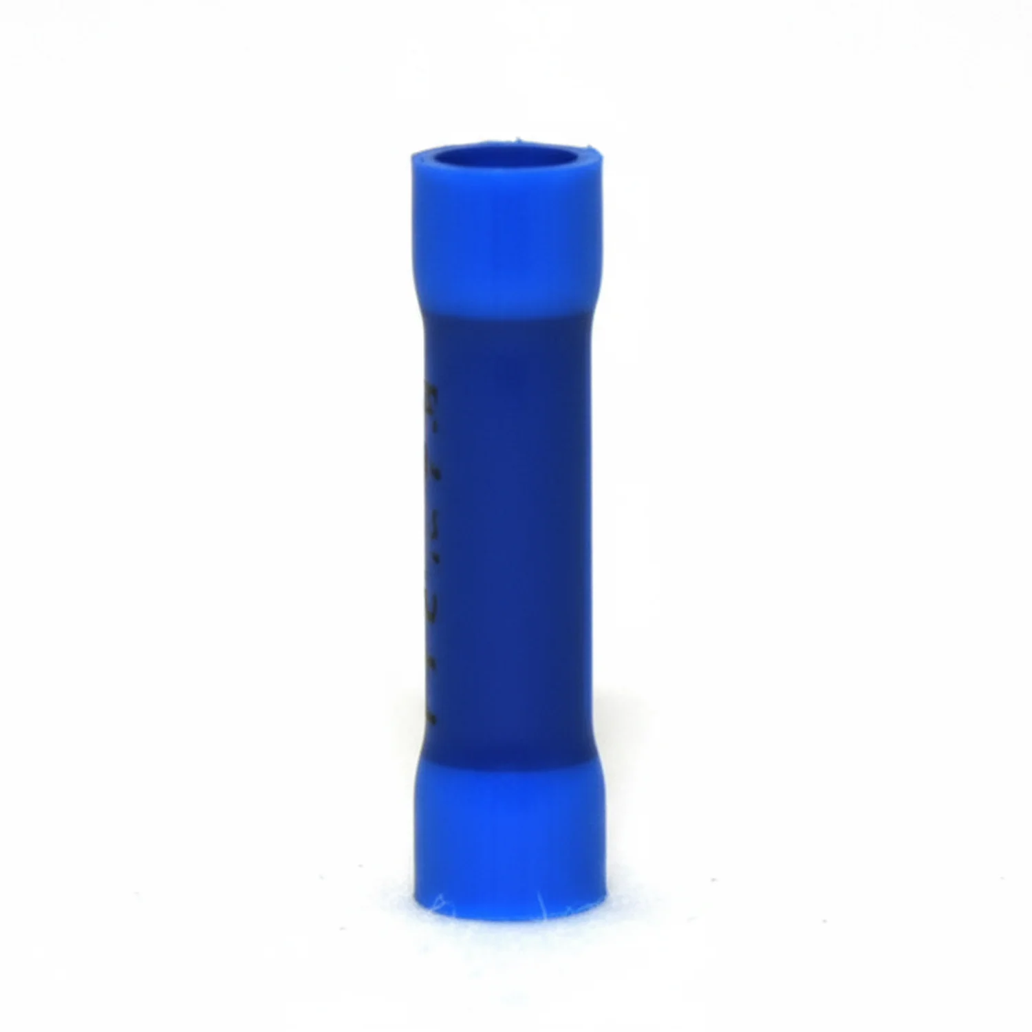 16-14 AWG Blue Vinyl Insulated Butted Seam Butt Connectors 100/bag - Image 2