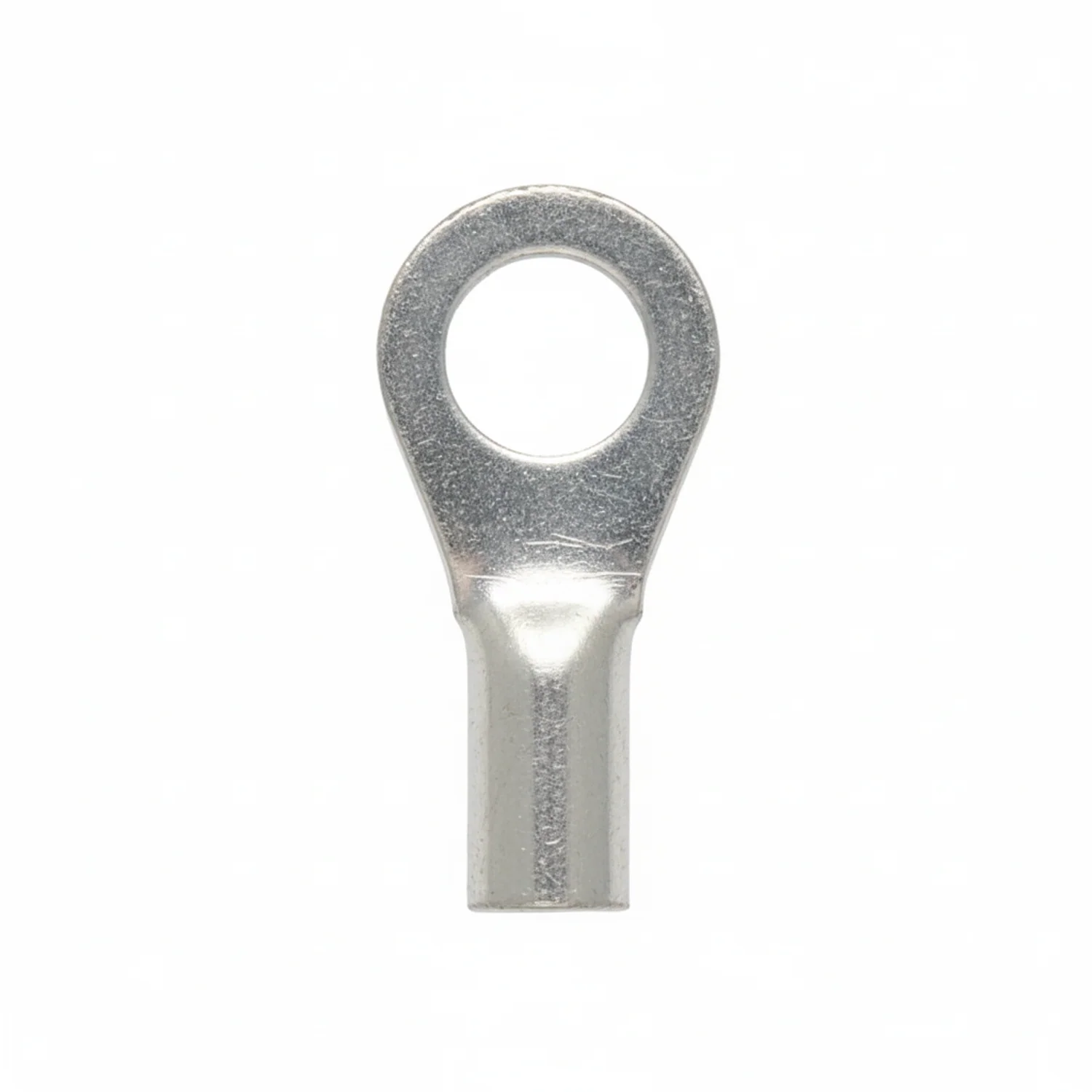 16-14 AWG Non-Insulated #10 Stud, Bare Butted Seam #10 Ring Terminals, 100/bag