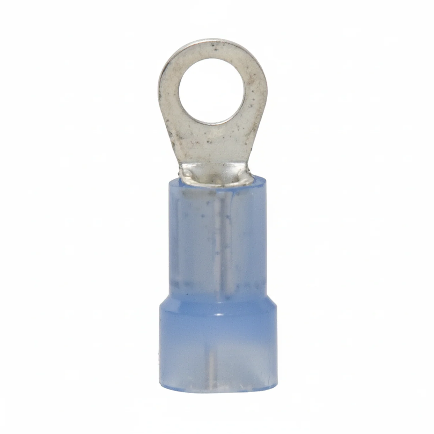 16-14 AWG Nylon Insulated #10 Stud Ring Terminal 100/Bag