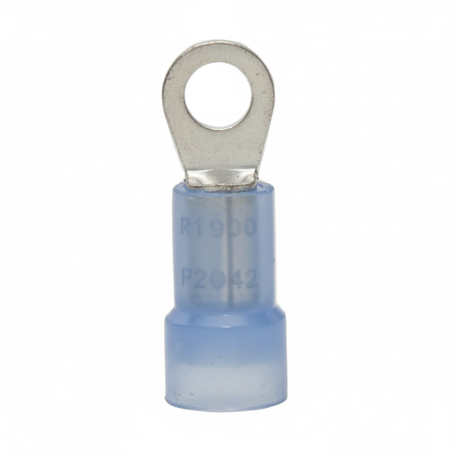 16-14 AWG Nylon Insulated #8 Stud Ring Terminal 100/Bag