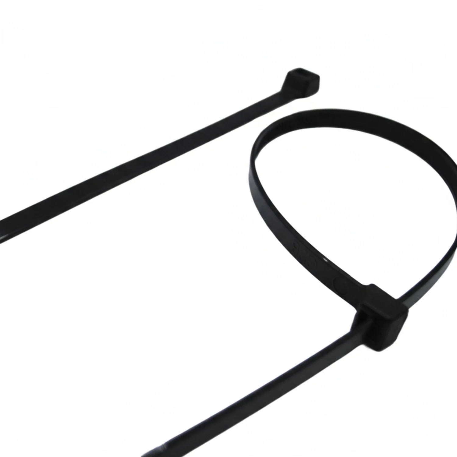 17" 175lb BlackUV Cable Ties / Zip Ties 10/bag