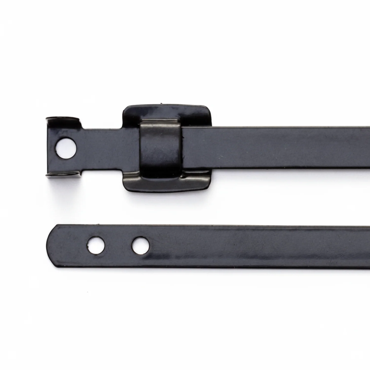 18" 300lb Releasable Black Polyester Coated 316 Stainless Steel Cable Ties / Zip Ties 100/bag Part #SSPC18R-HD-C