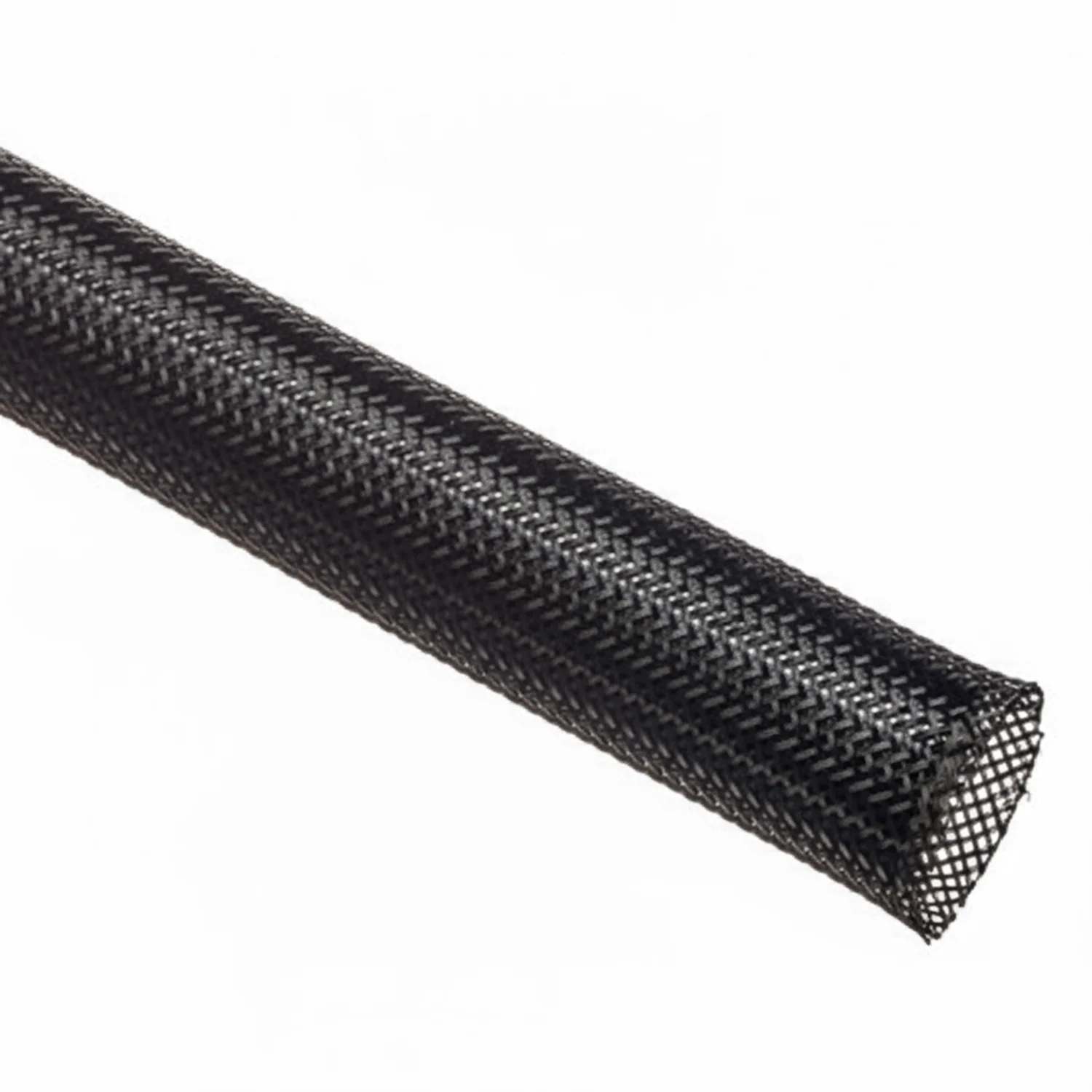 2 1/2” Black Techflex Flexo PET Expandable Braided Sleeving 50ft - Image 3