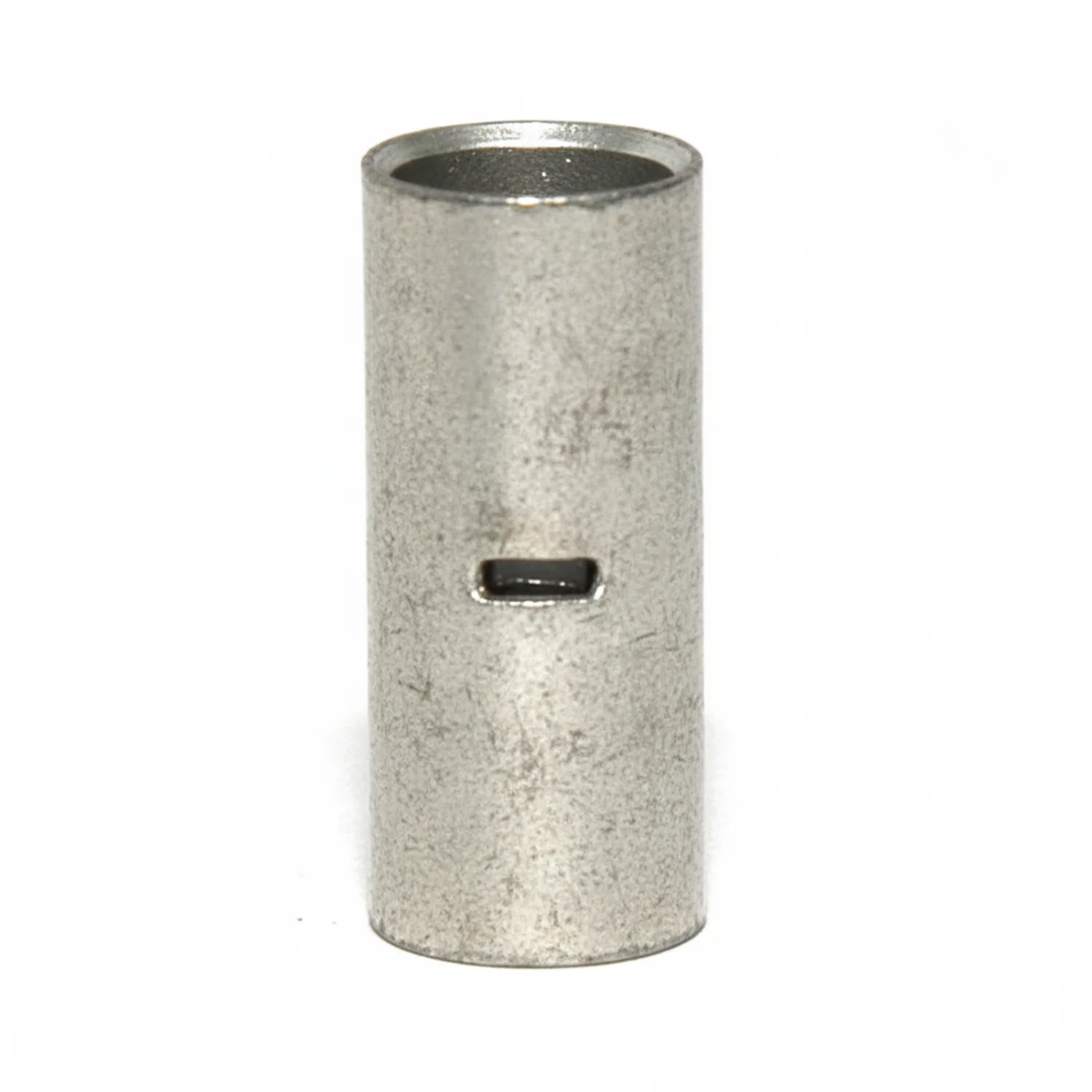 2 AWG Bare Seamless Butt Connector Non-Insulated, 100/bag