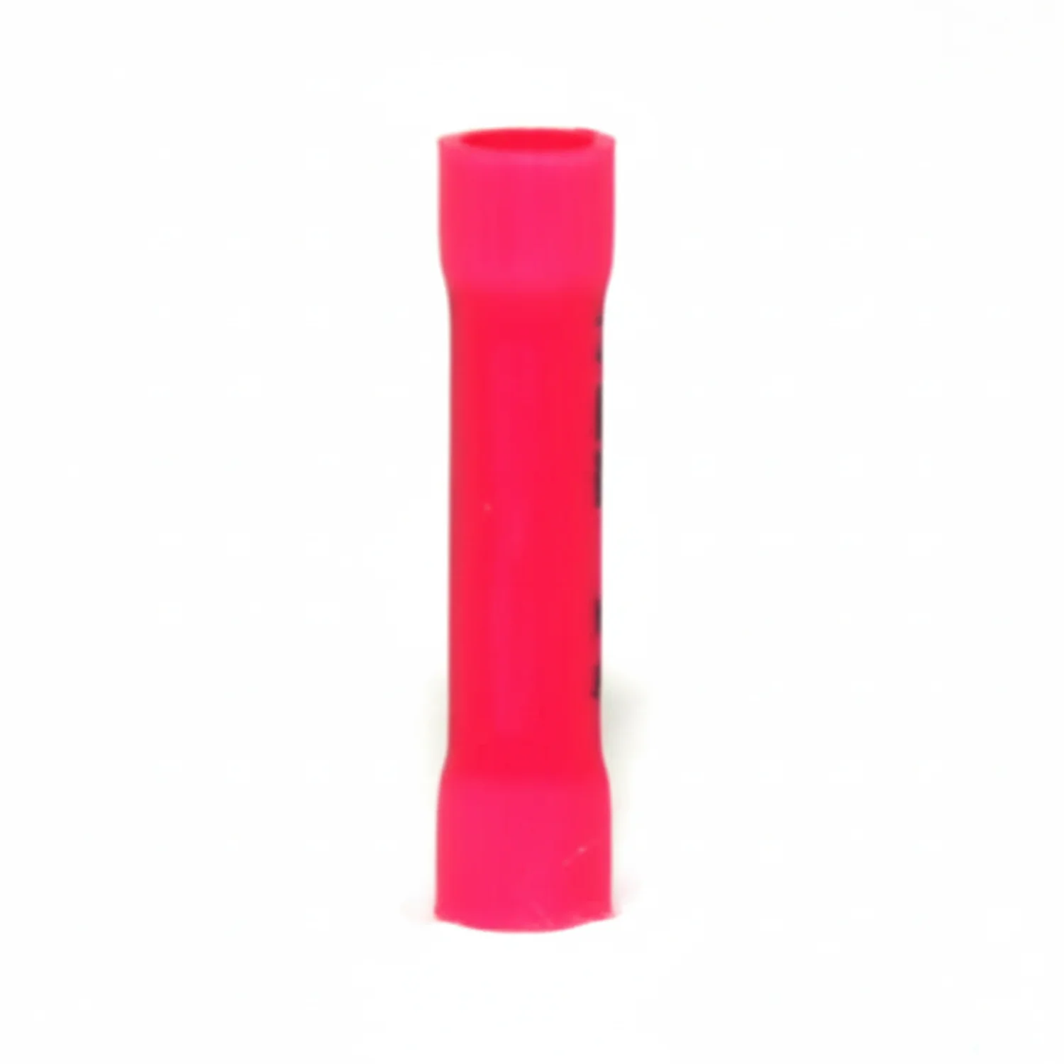 22-18 AWG Red Vinyl Insulated Butted Seam Butt Connectors, 100/bag - Image 2