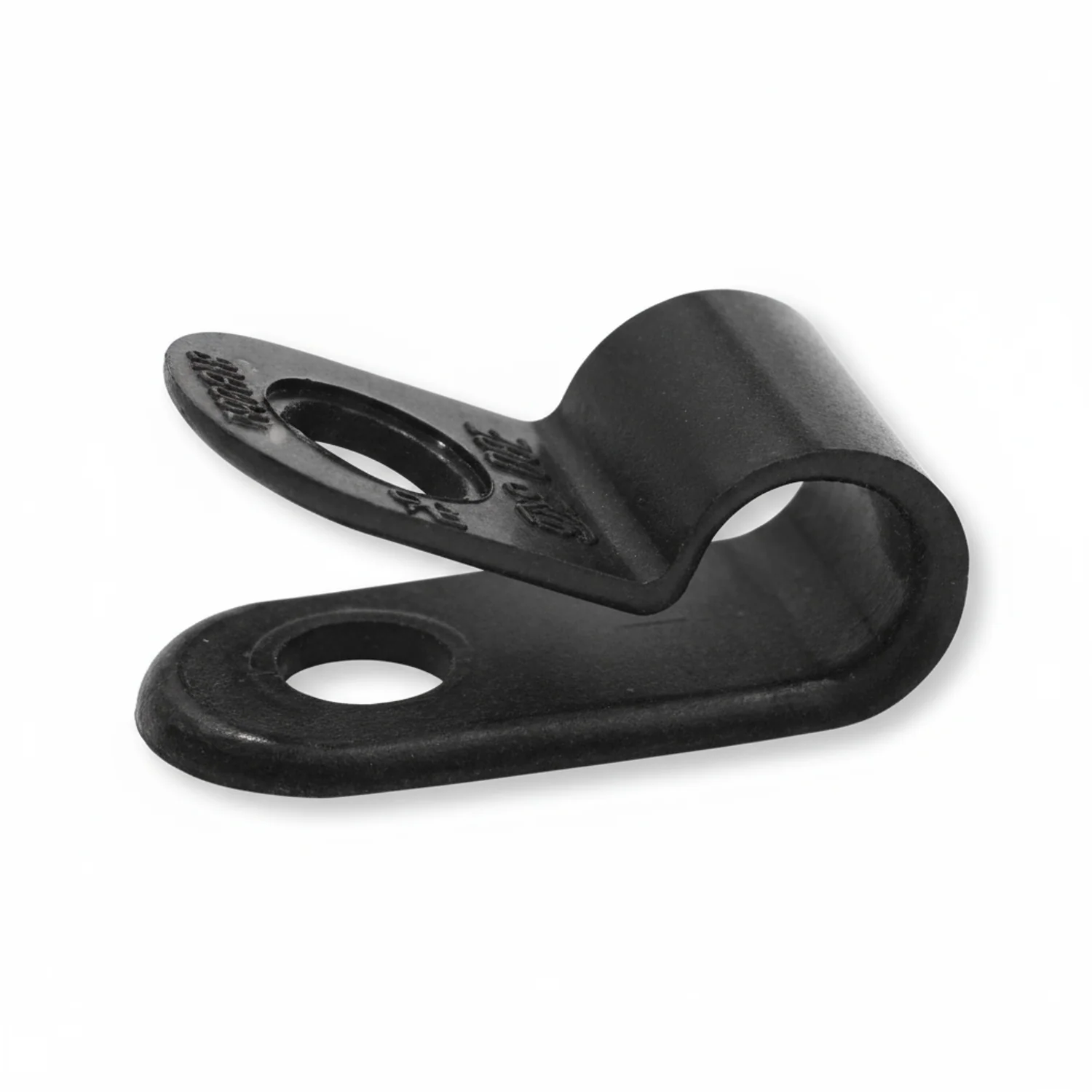 3/16" Black Heavy Duty Cable Clamp 1/2" wide, 100/bag, CC5-3/16-0C