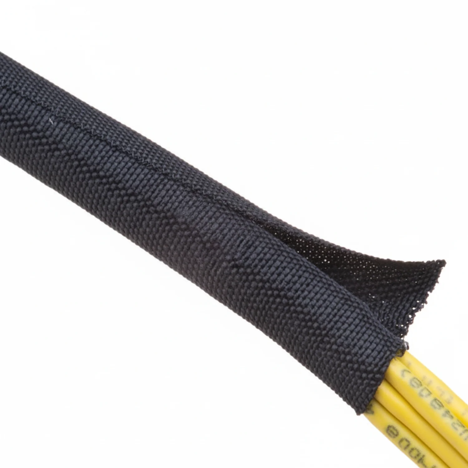 3/16” Black Techflex F6 Woven Wrap Woven Braided Sleeving 200ft - Image 3
