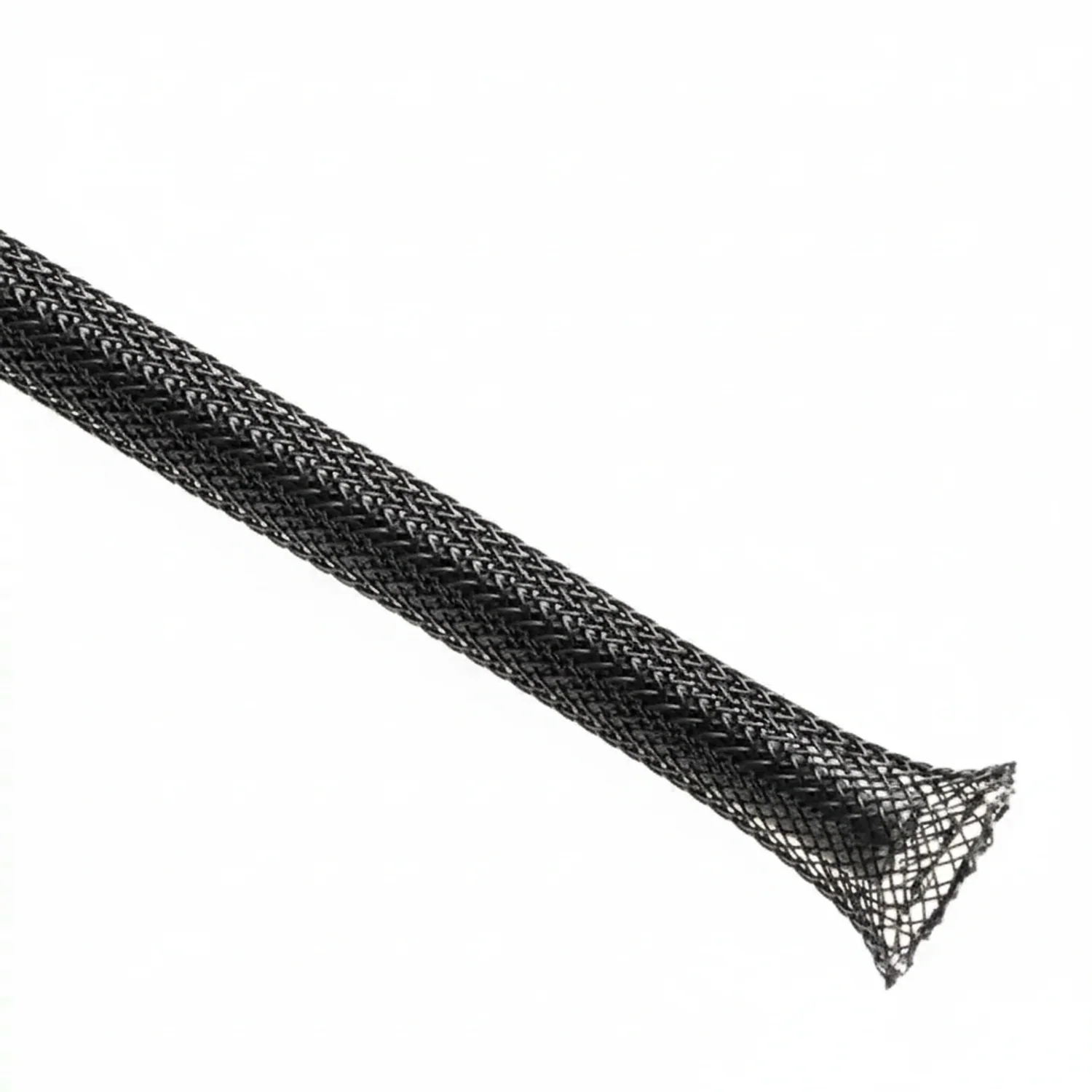 3/4” Black Techflex Flexo PET Expandable Braided Sleeving 75ft - Image 4
