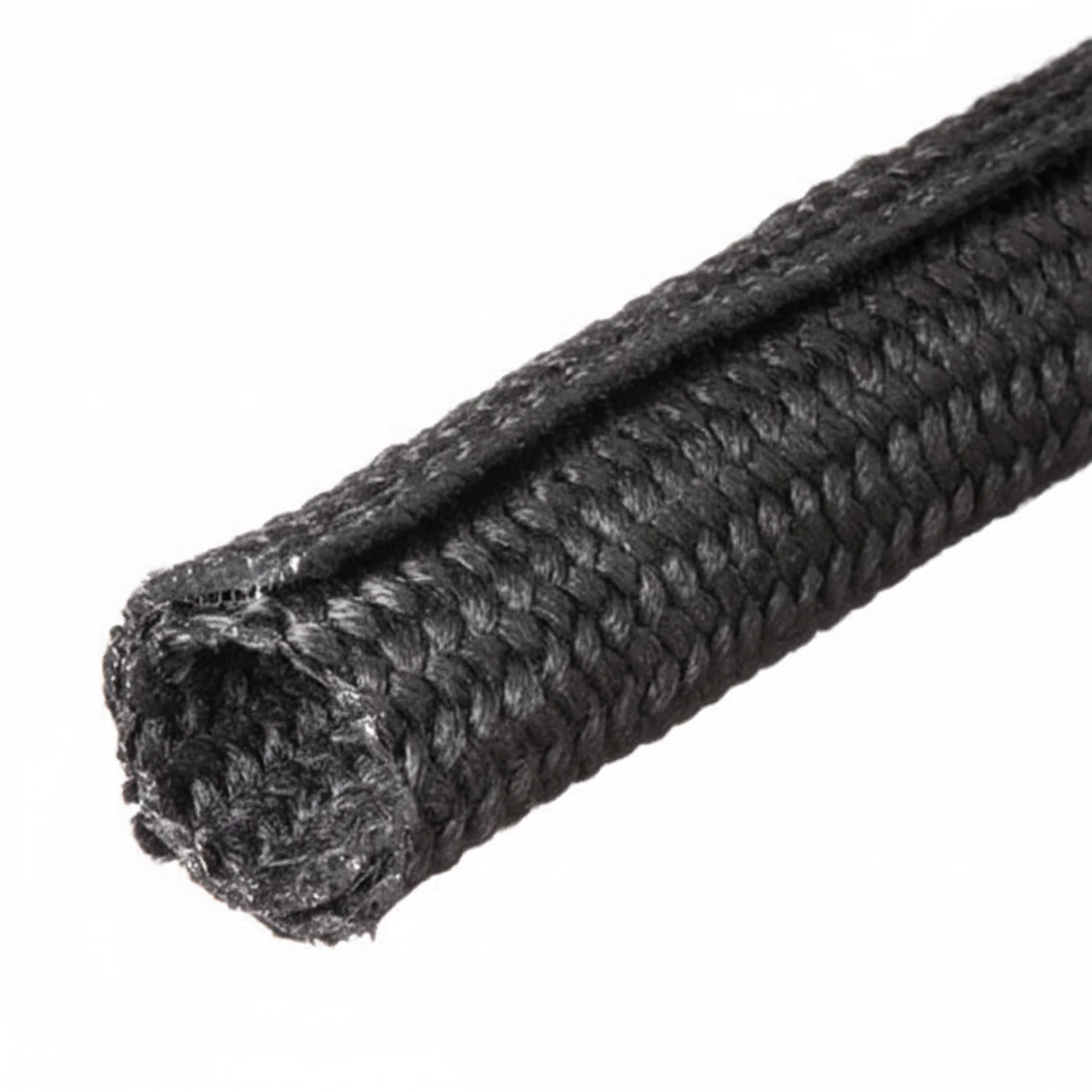 3/4” Black Techflex Grip Wrap Expandable Braided Sleeving with Hook and Loop Closure 25ft - Image 2