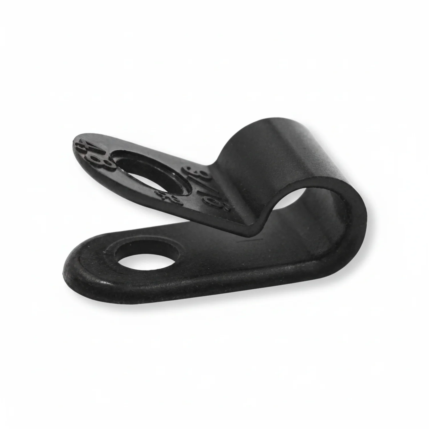 3/8" Black Heavy Duty Cable Clamp 1/2" wide, 1000/bag, CC5-3/8-0M - Image 2