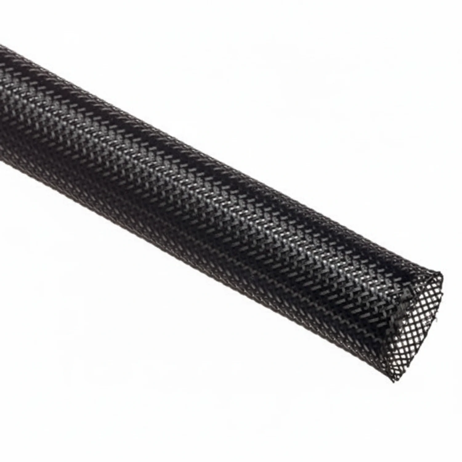 3/8" Black Techflex Flexo PET Expandable Braided Sleeving 125ft - Image 2