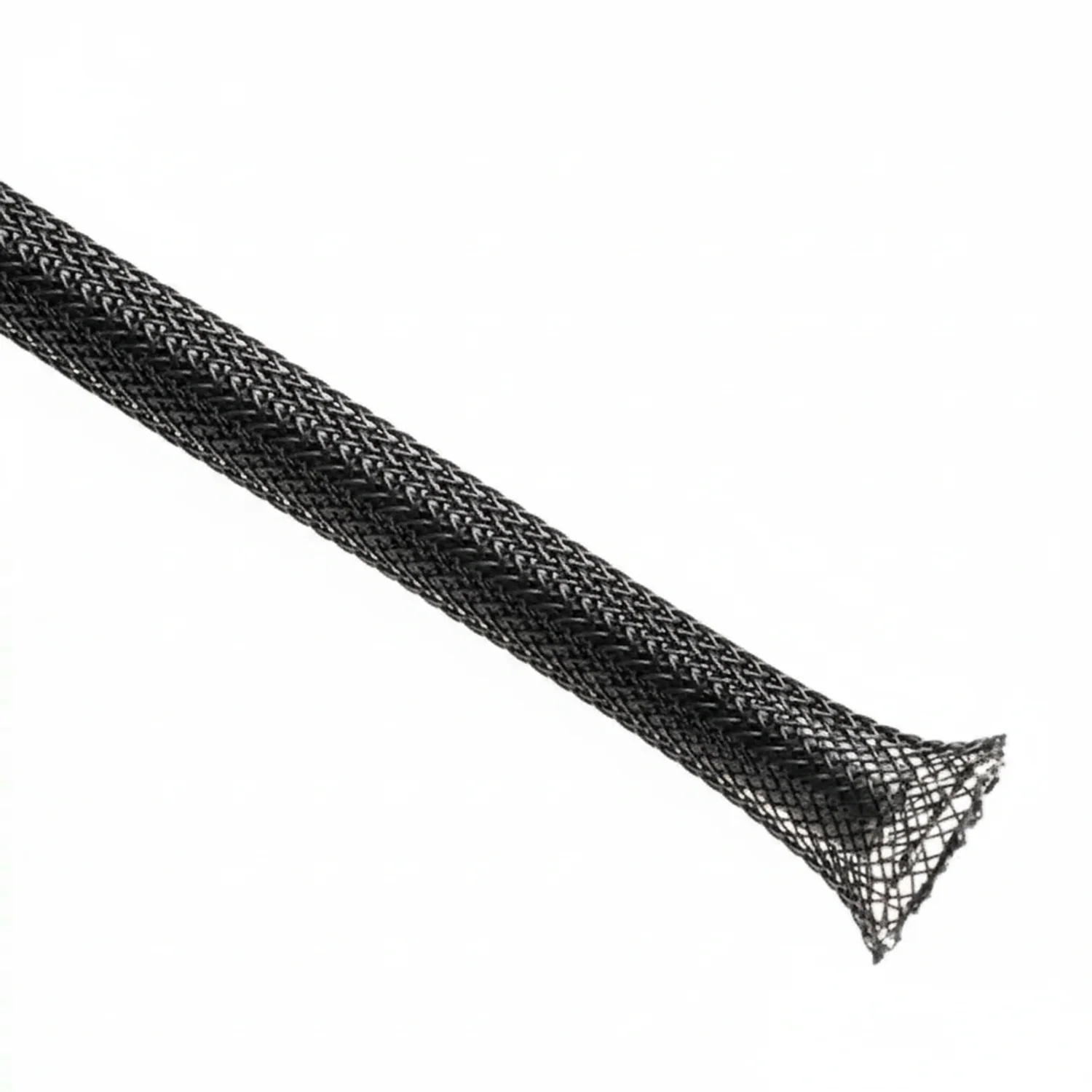 3/8" Black Techflex Flexo PET Expandable Braided Sleeving 125ft - Image 4