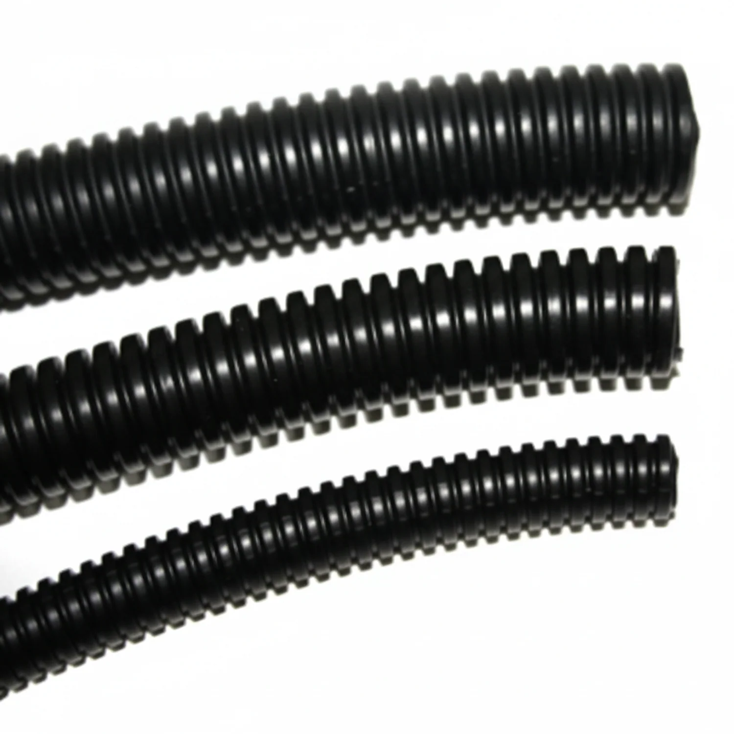 3/8" Diameter Polyethylene UV Black Split Loom Wire Tubing 100ft/Spool