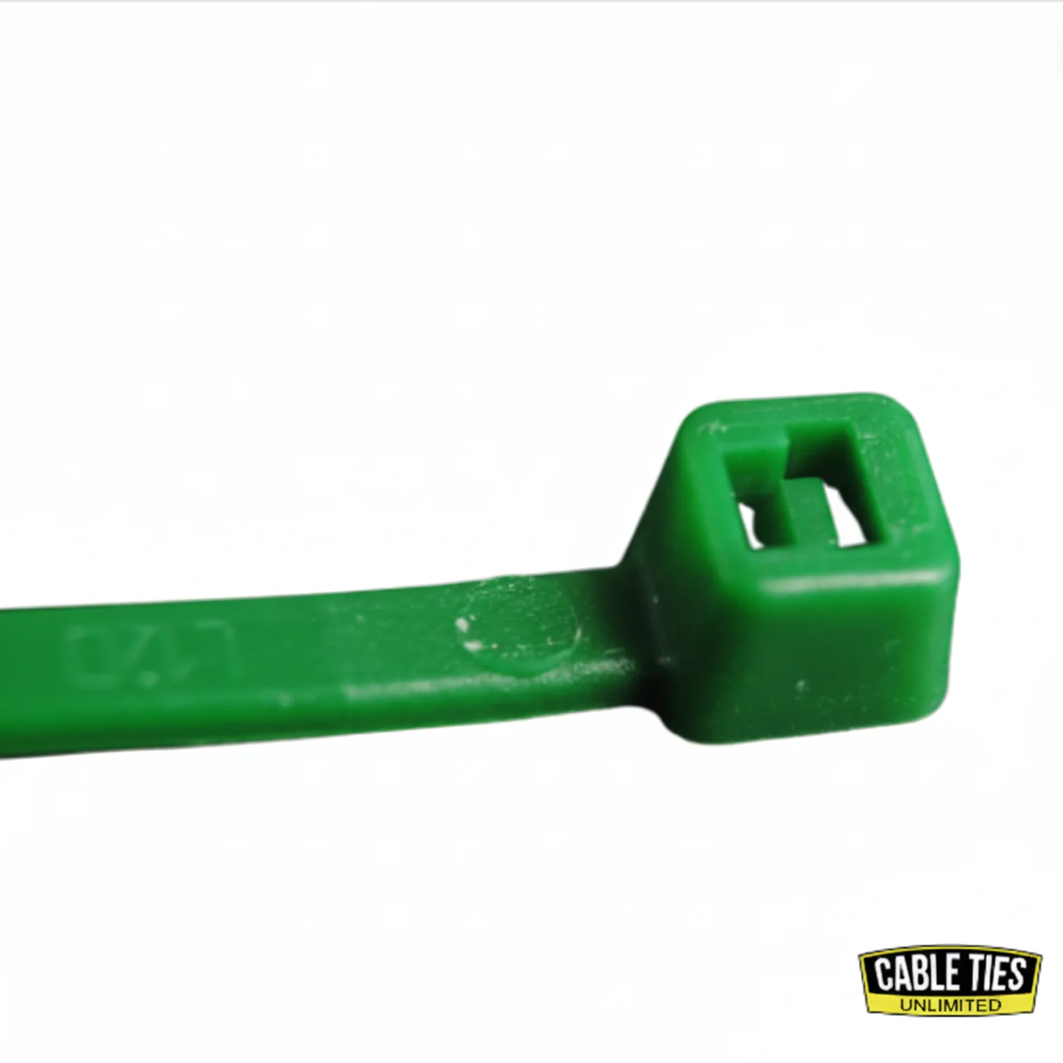 4" 18lb Green Cable Ties / Zip Ties 100/bag Part # C4-18-Green - Image 2