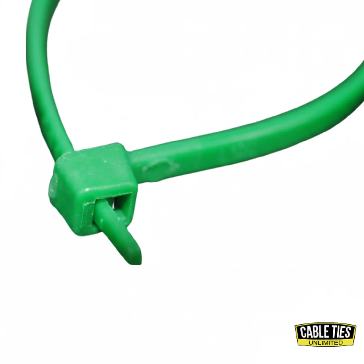 4" 18lb Green Cable Ties / Zip Ties 100/bag Part # C4-18-Green - Image 3